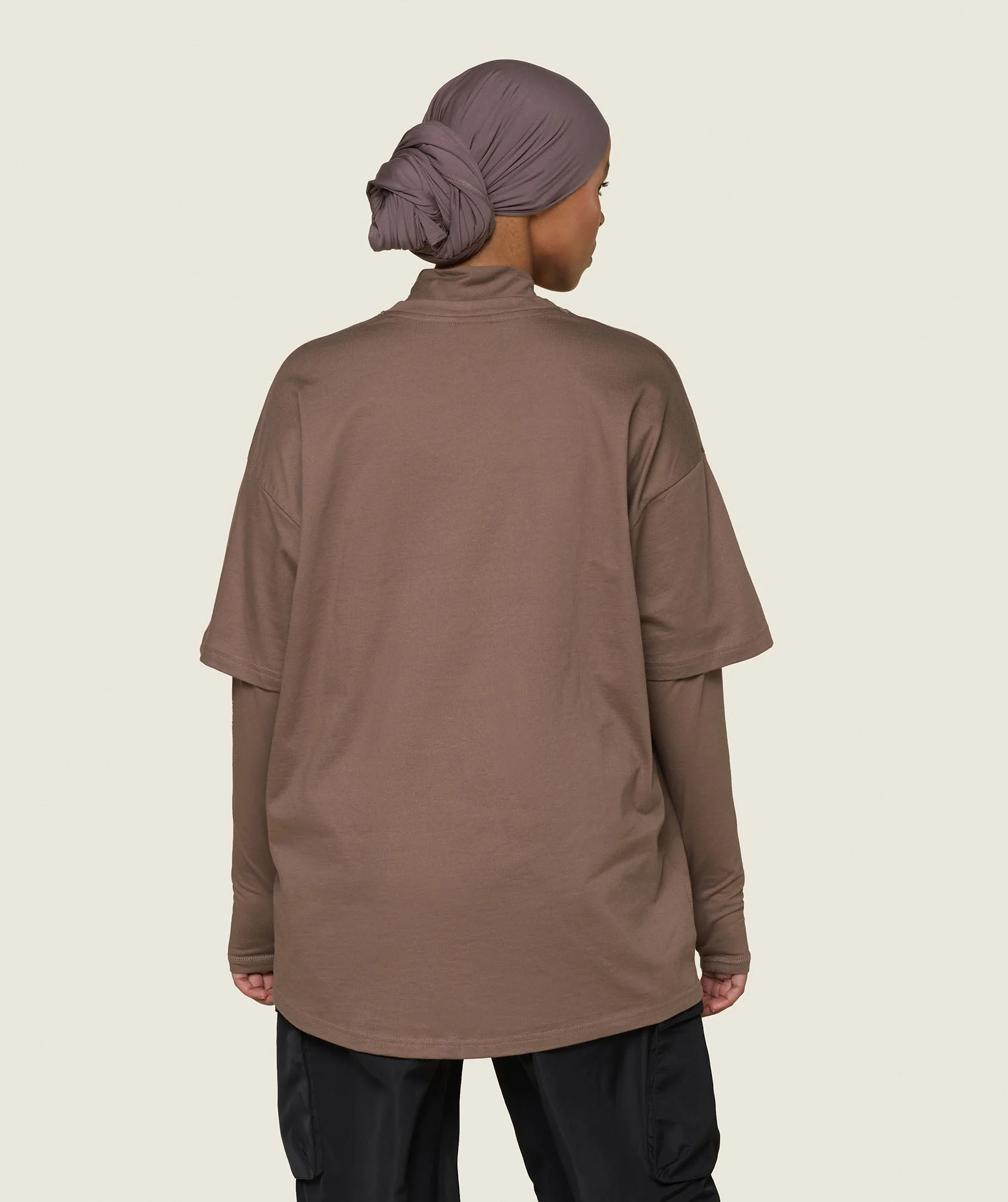 Gymshark GS x Leana Deeb Oversized T-shirt - Soul Brown