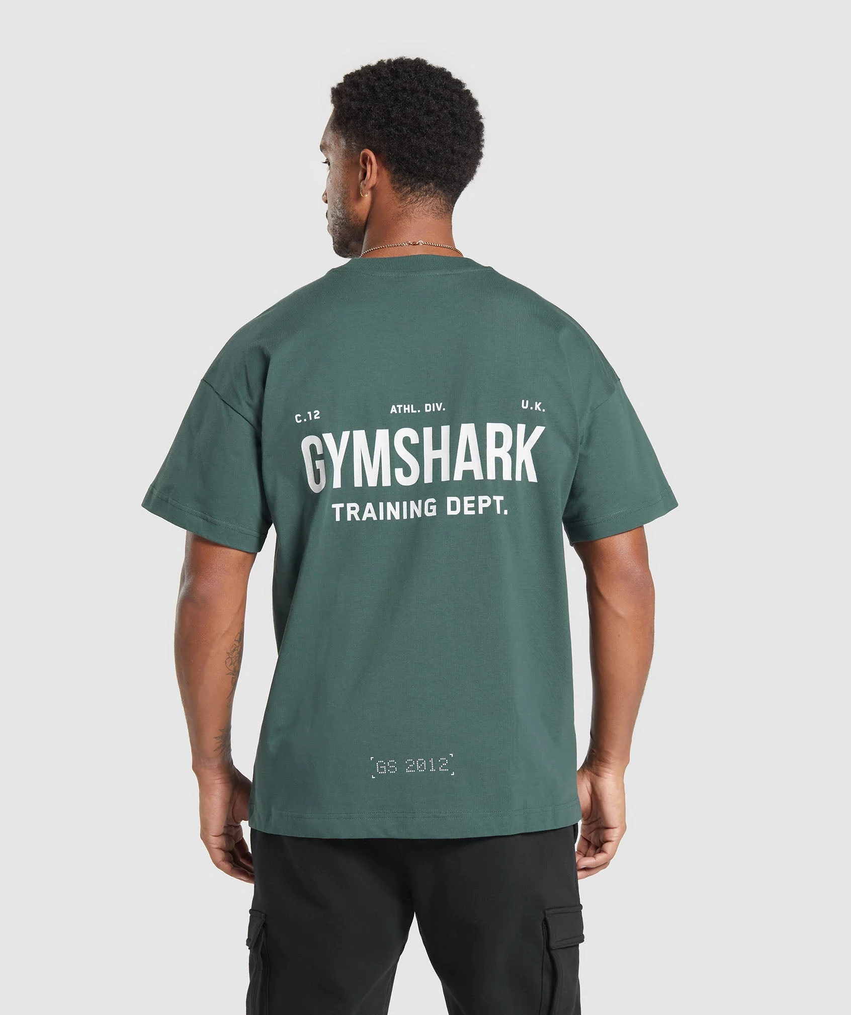 Gymshark Training Dept. T-Shirt - Fog Green