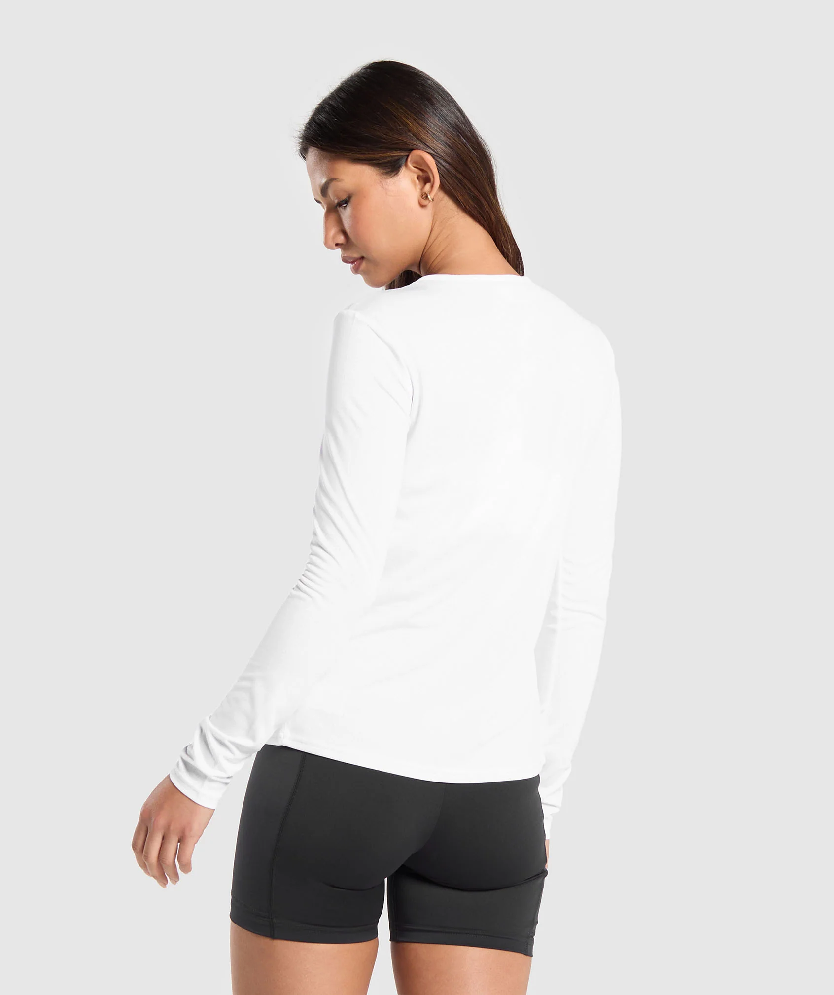 Gymshark Training Long Sleeve Top - White