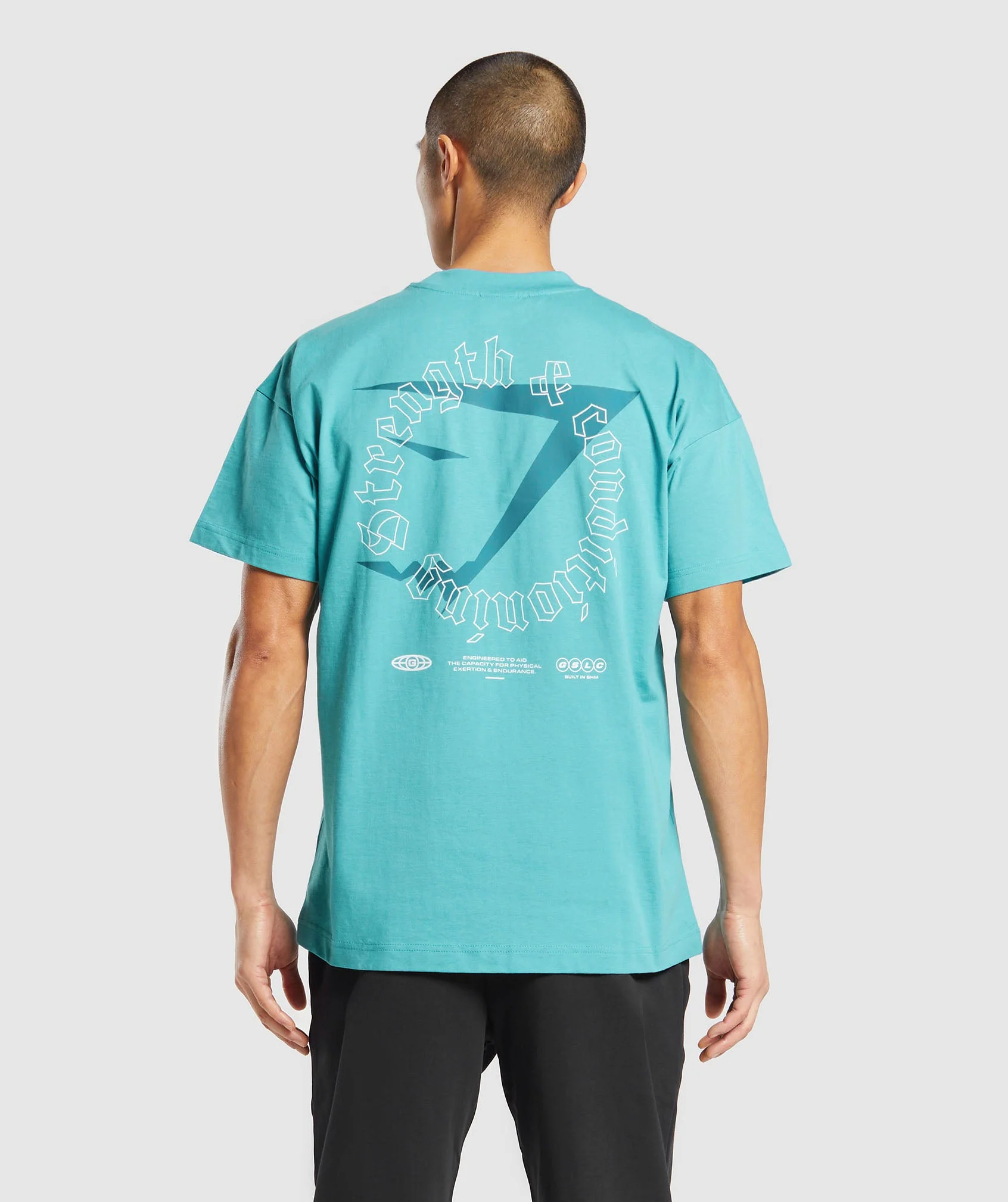 Gymshark Strength and Conditioning T-Shirt - Artificial Teal