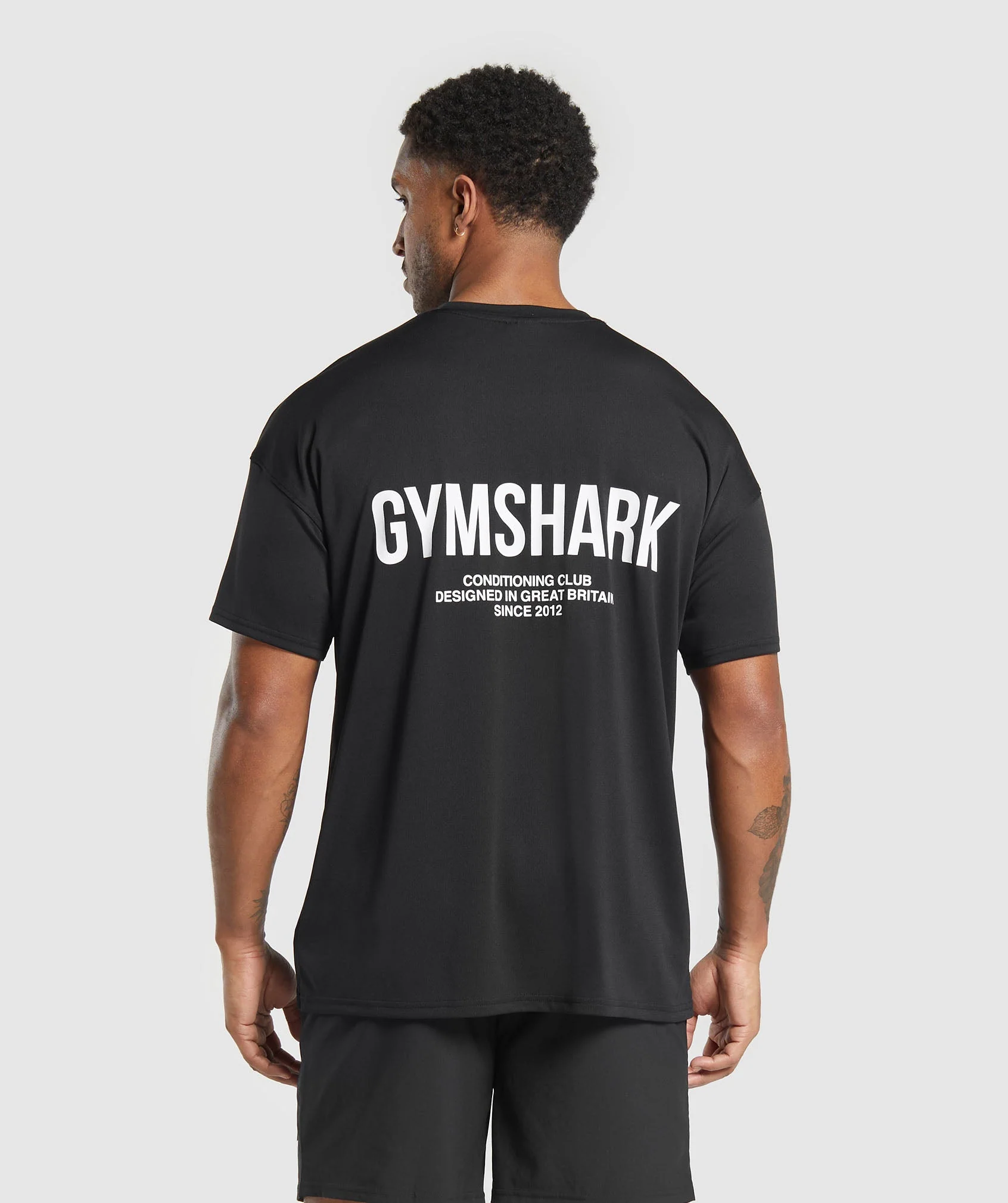 Gymshark Conditioning Club Oversized T-Shirt - Black