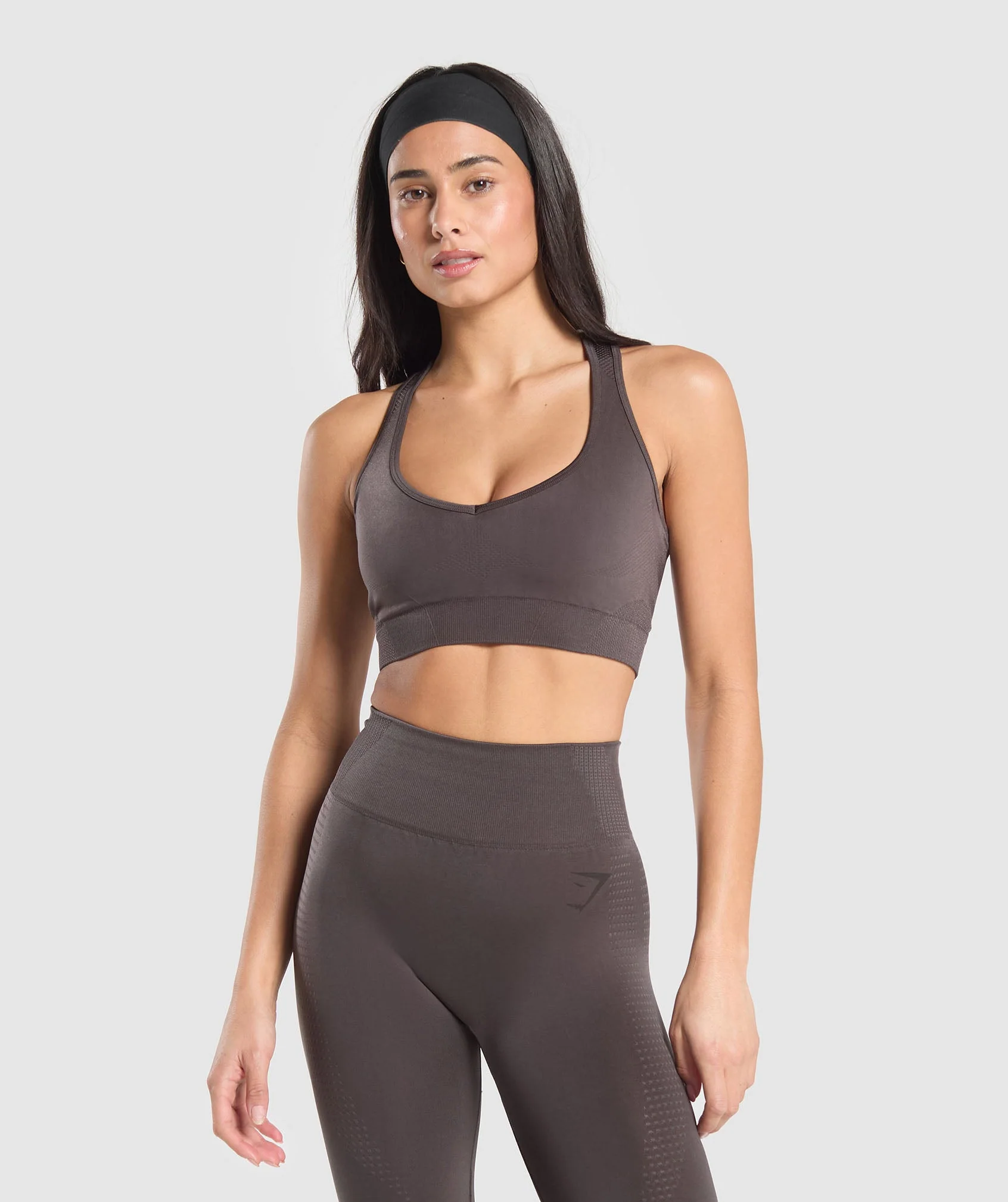 Gymshark Vital Shine Limited Edition Crop Top - Greyed Purple