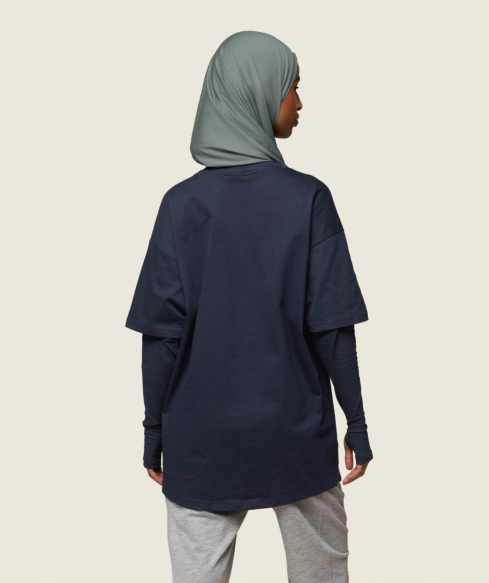Gymshark GS x Leana Deeb Oversized T-shirt - Midnight Blue