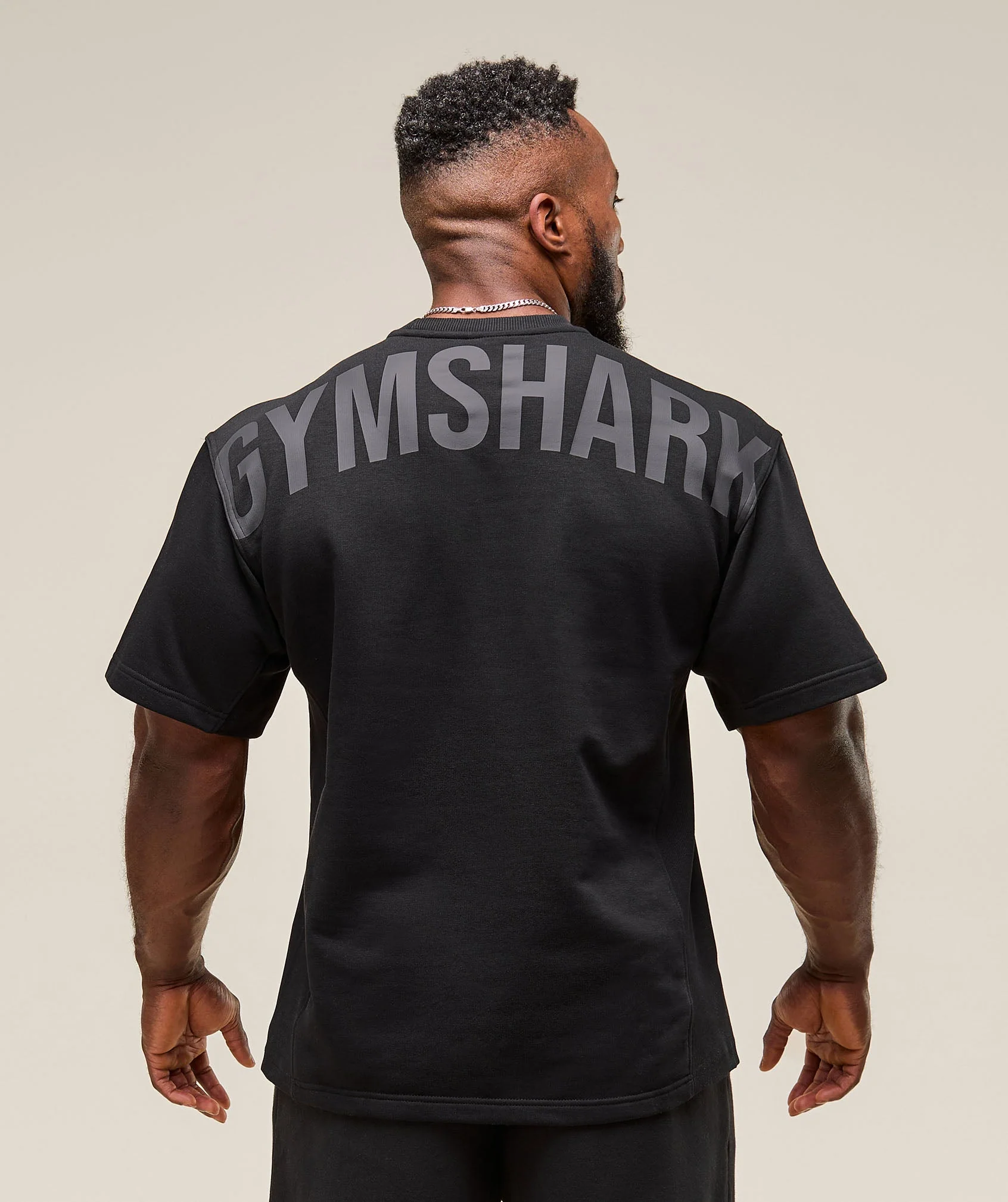 Gymshark Power Short Sleeve Crew - Black