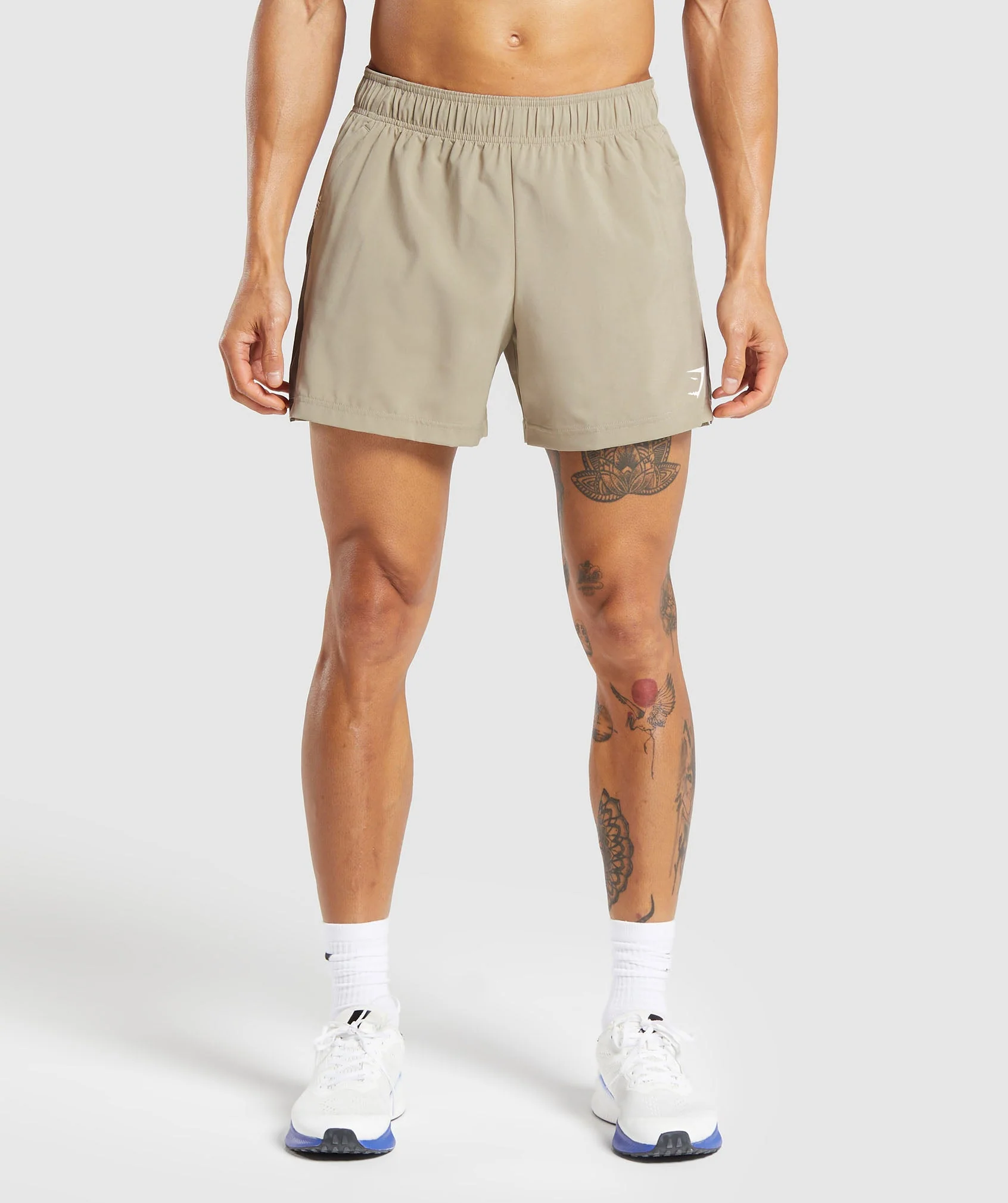 Gymshark Sport 5 Shorts - Sand Brown/Camo Brown