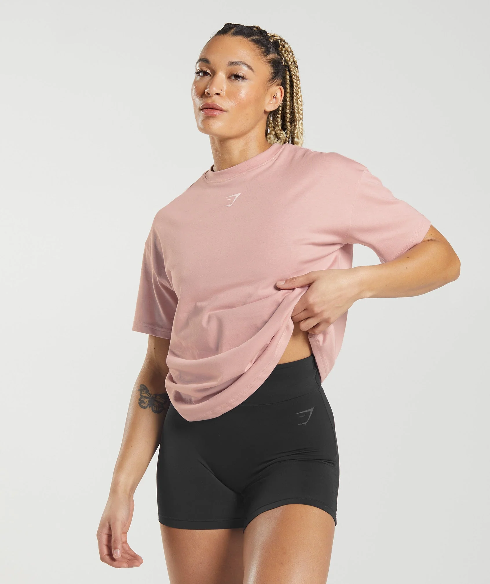 Power Oversized T-Shirt - Scandi Pink