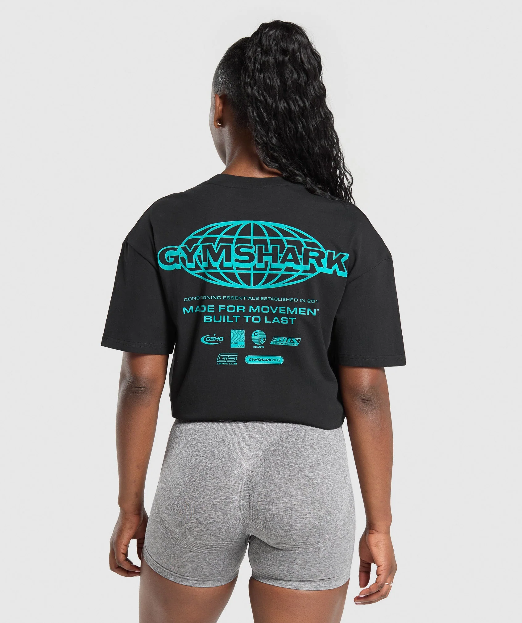 Gymshark Worldwide T-Shirt - Black