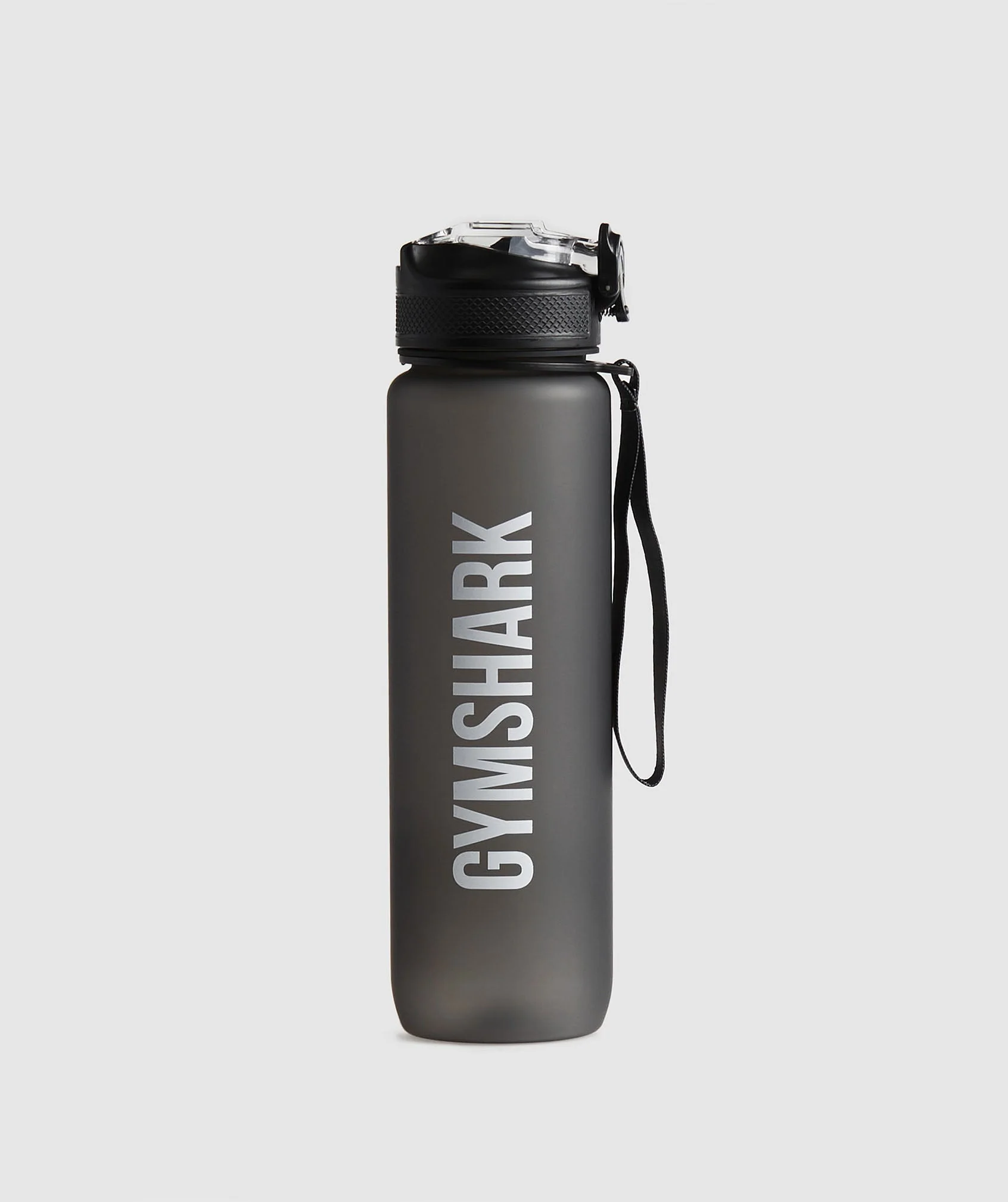 Gymshark Sports Bottle With Straw - Asphalt Grey