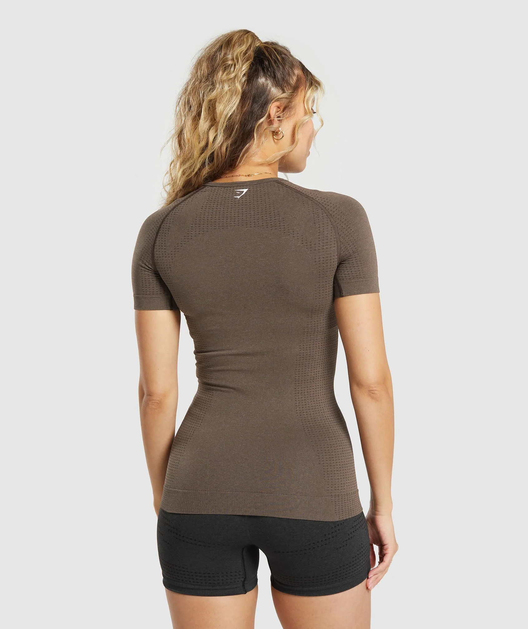 Gymshark Vital Seamless T-Shirt - Penny Brown Marl