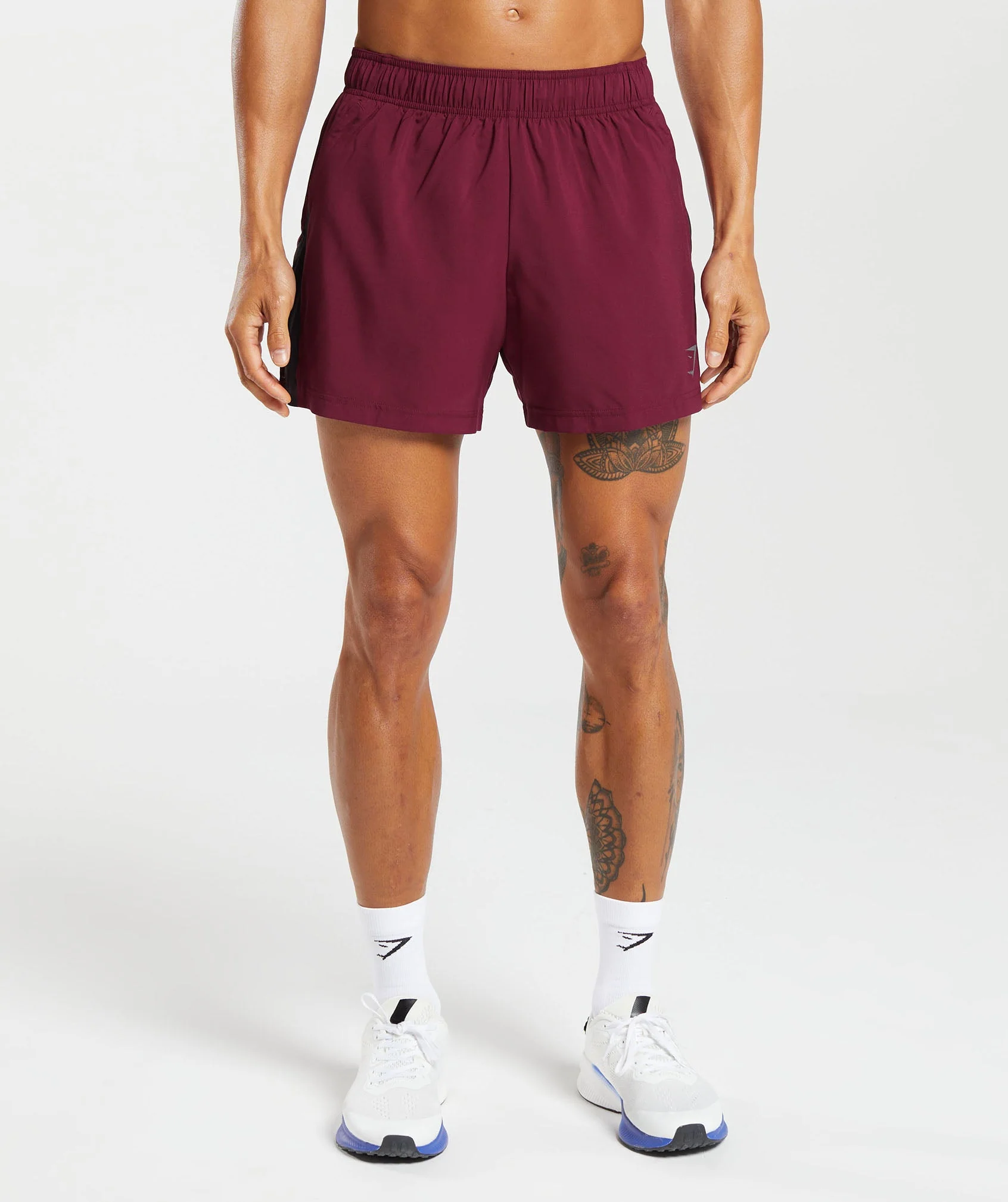 Gymshark Sport 5 Shorts - Plum Pink/Black