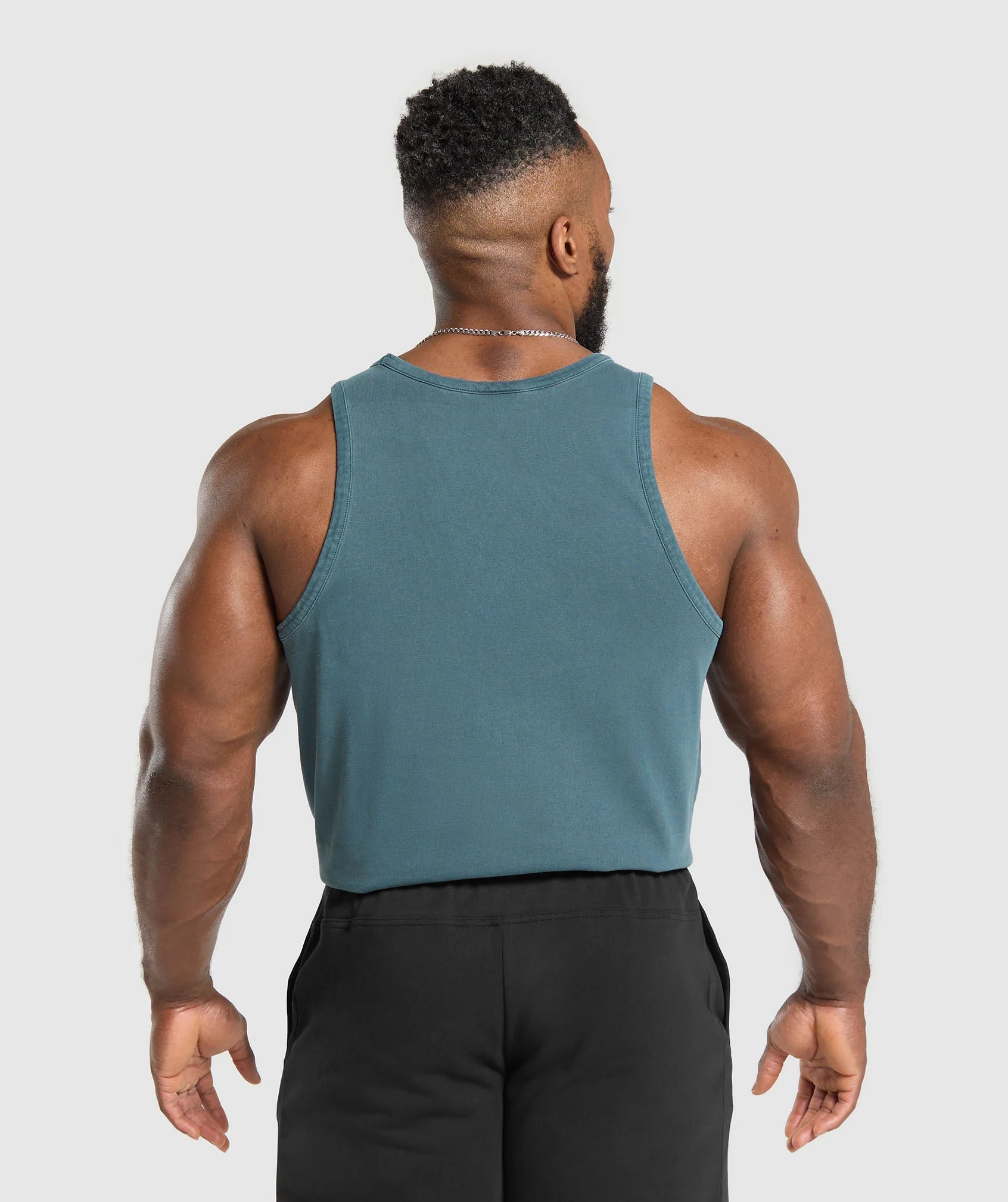Gymshark Premium Legacy Tank - Cargo Blue