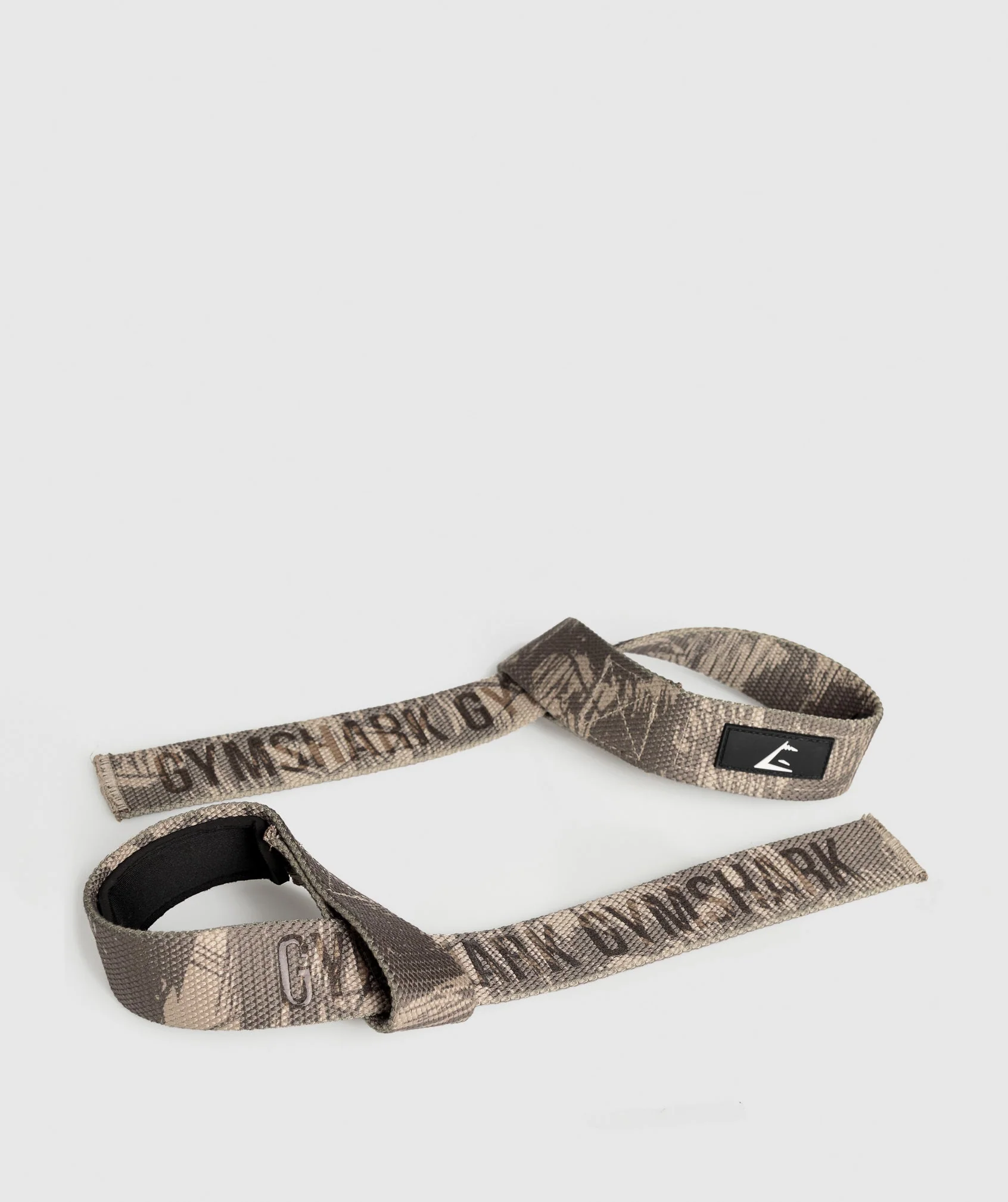 Gymshark Legacy Silicone Lifting Straps - Camo Brown