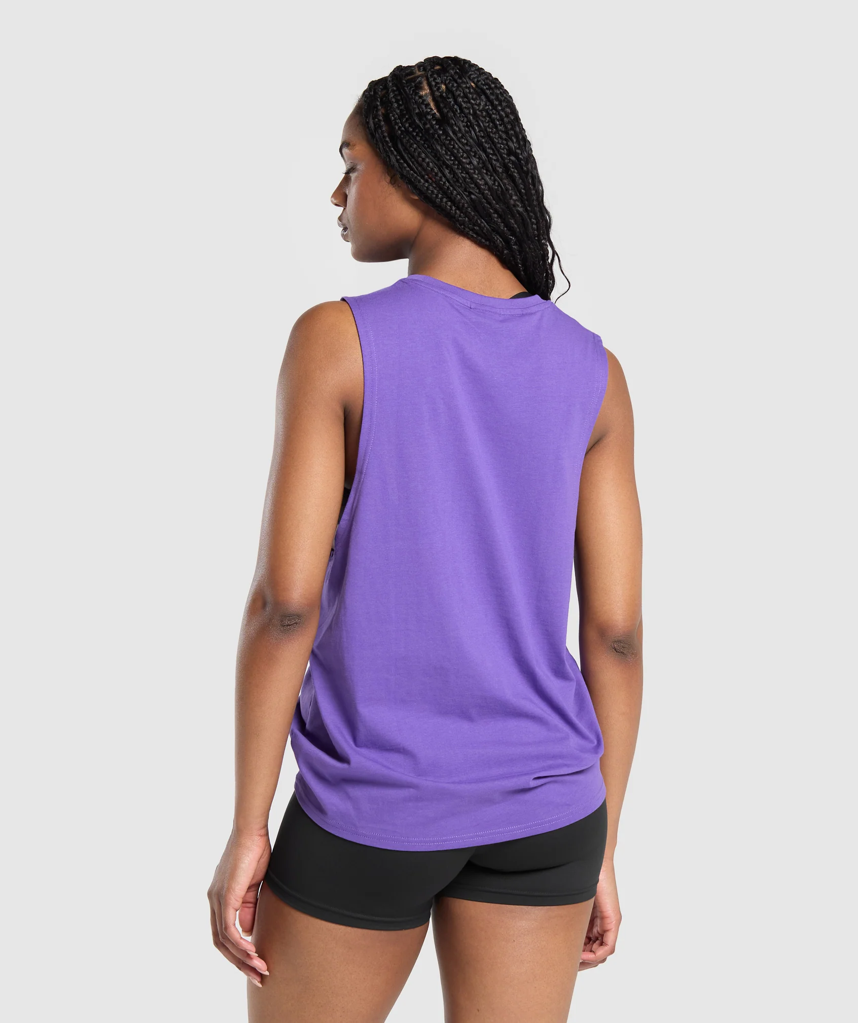 Gymshark Training Drop Arm Tank - Stellar Purple