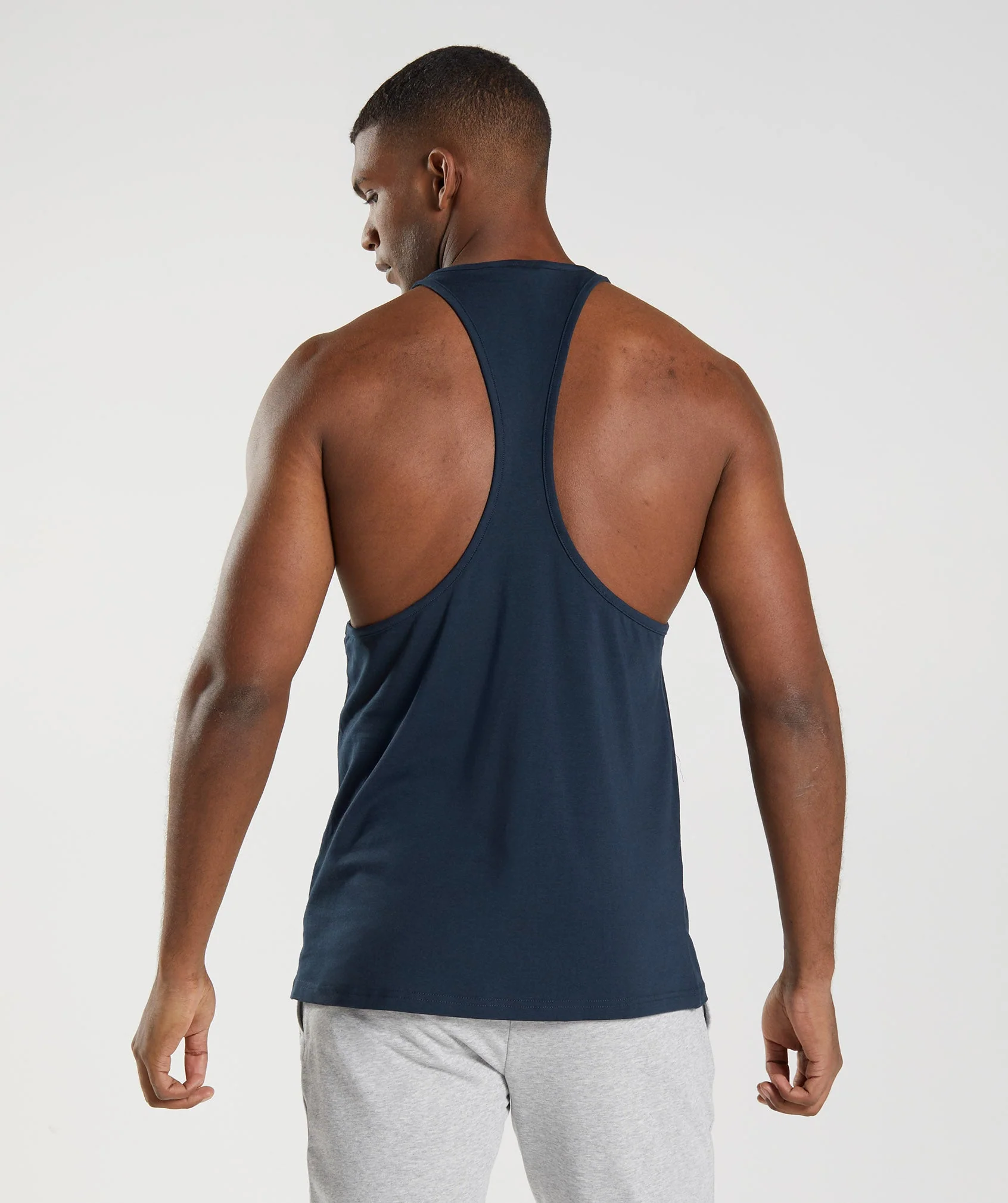 Gymshark Outline Stringer - Navy