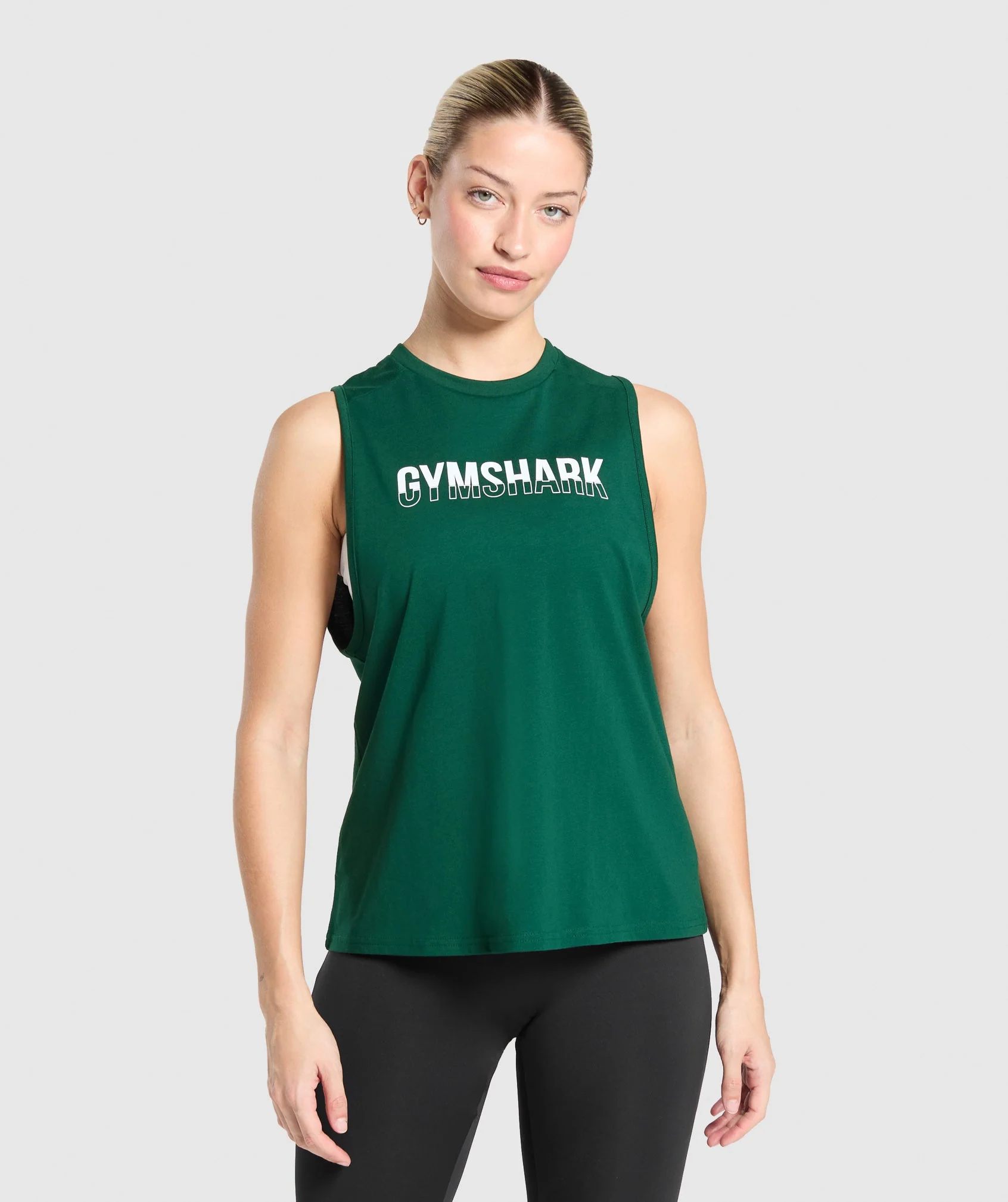 Gymshark Fraction Tank - Conditioning Green