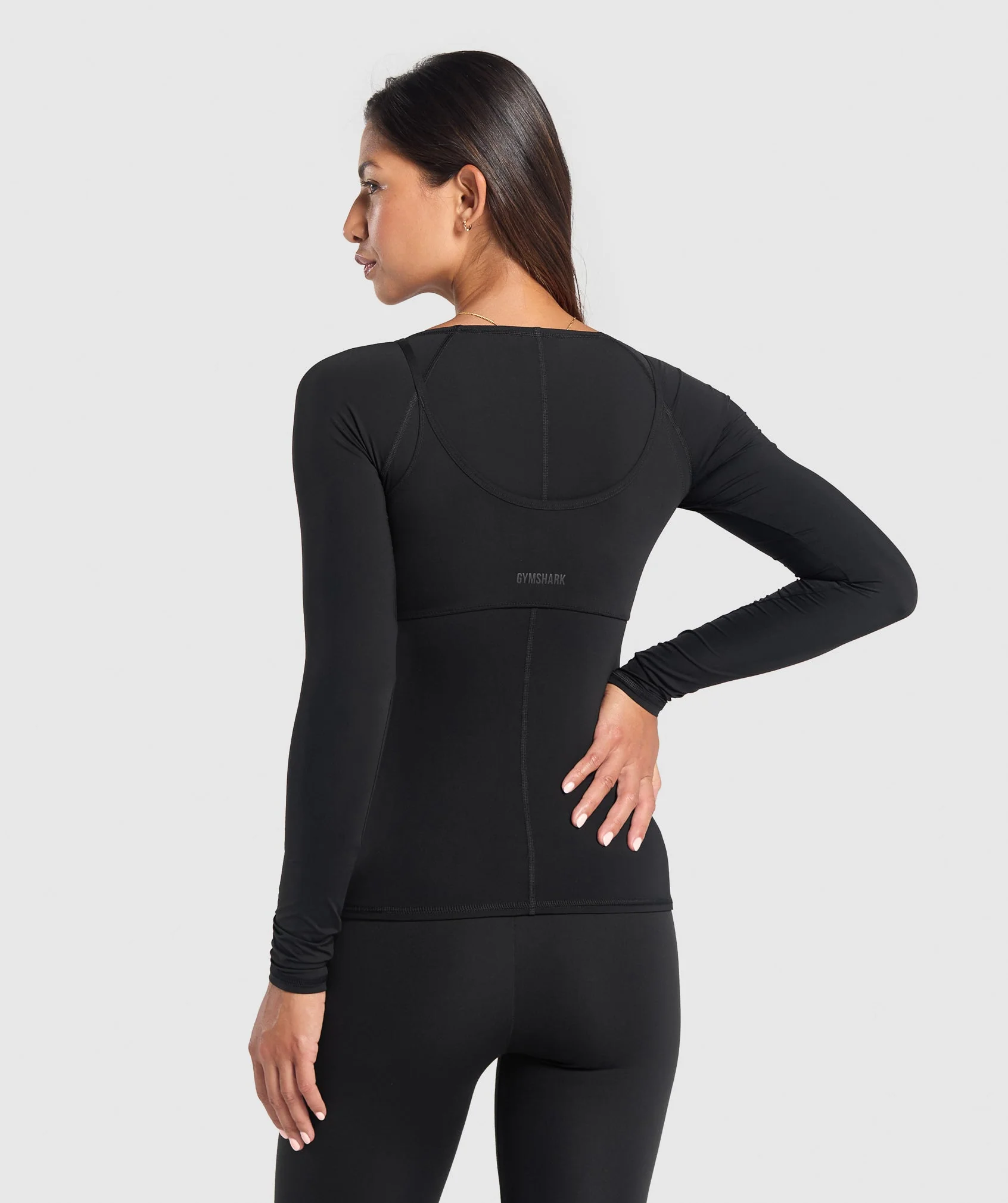 Gymshark Rest Day Buttery Soft Long Sleeve Top - Black