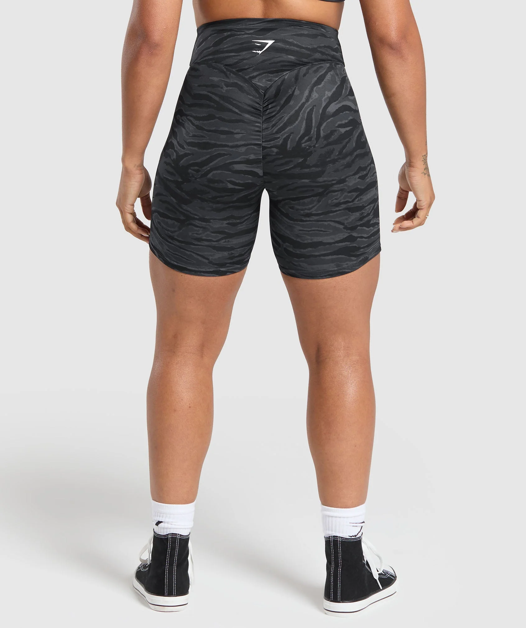 Reps Power Tight Shorts - Onyx Grey Print