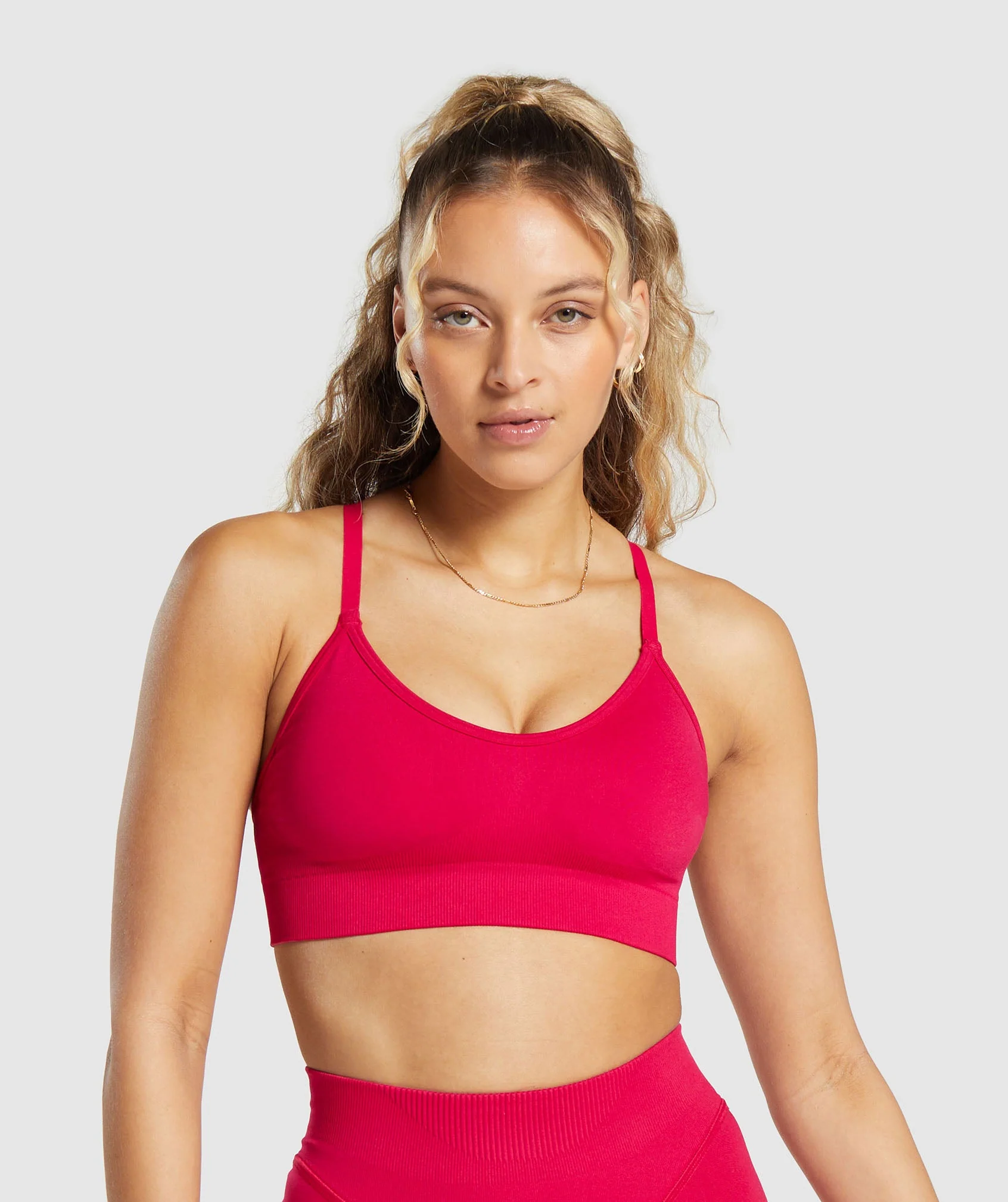 Gymshark Sweat Seamless Sports Bra 2.0 - Punk Pink