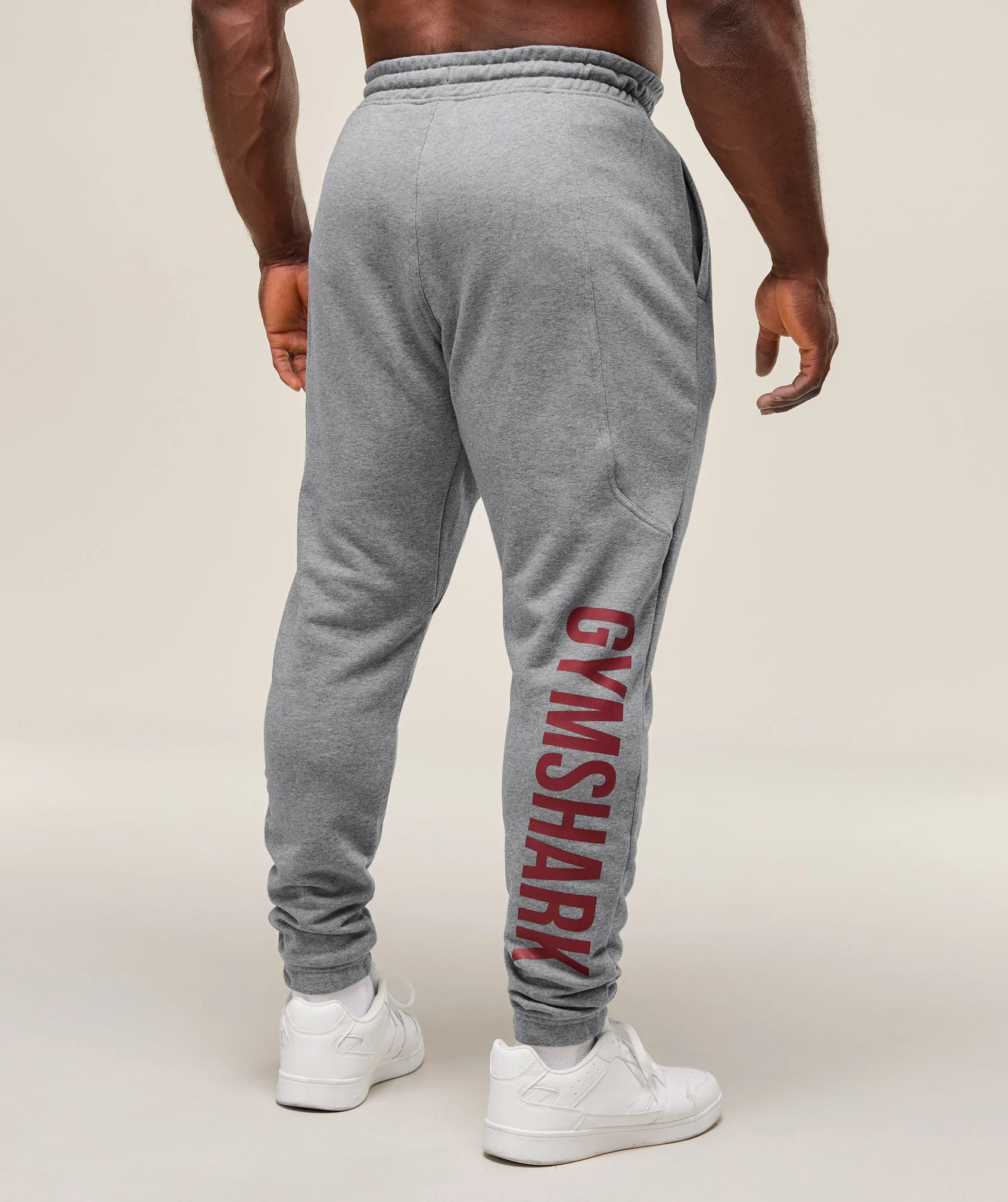 Gymshark Power Wordmark Joggers - Charcoal Core Marl