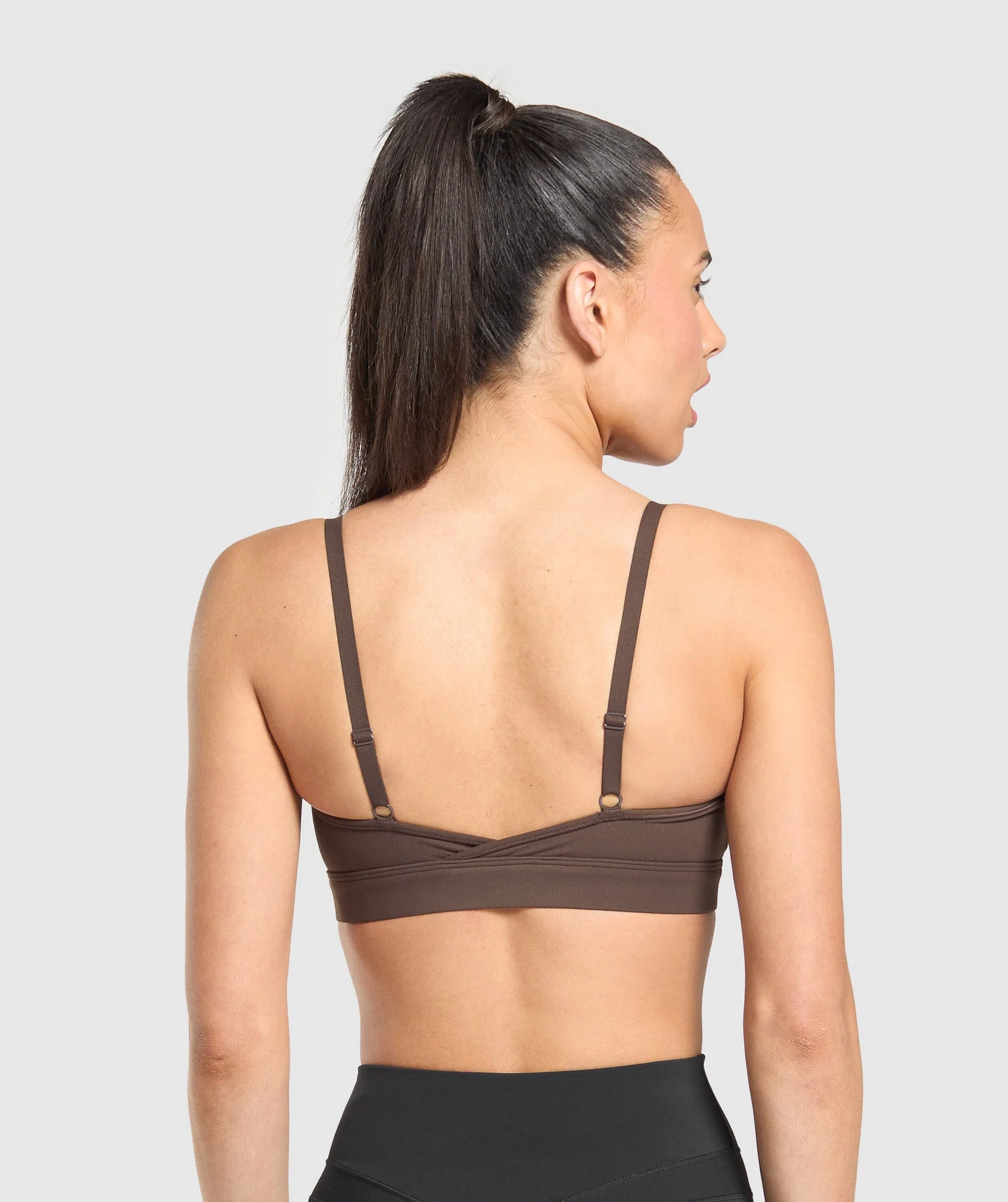 Gymshark Superset Sports Bra - Deep Brown