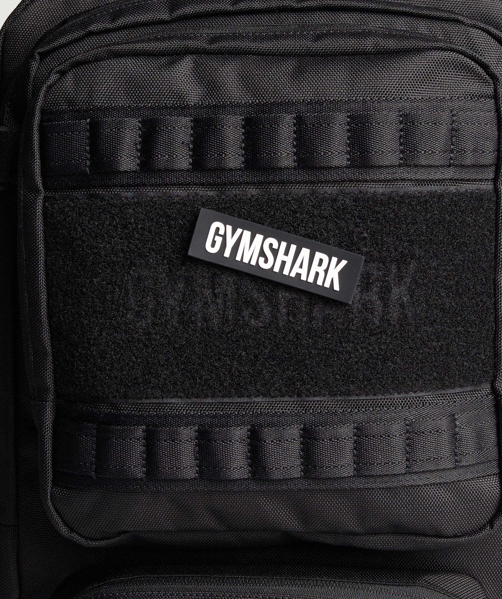Gymshark Wordmark Velcro Patch - Black