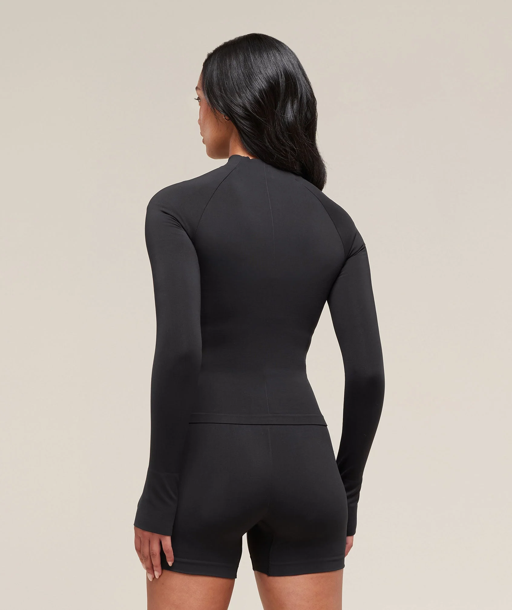 Gymshark Soft Sculpt Zip Up Jacket - Black