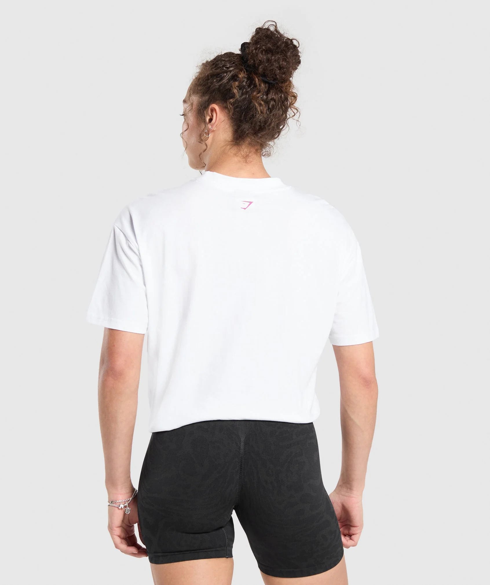 Gymshark Strong Girl Lifting Club Graphic T-Shirt - White
