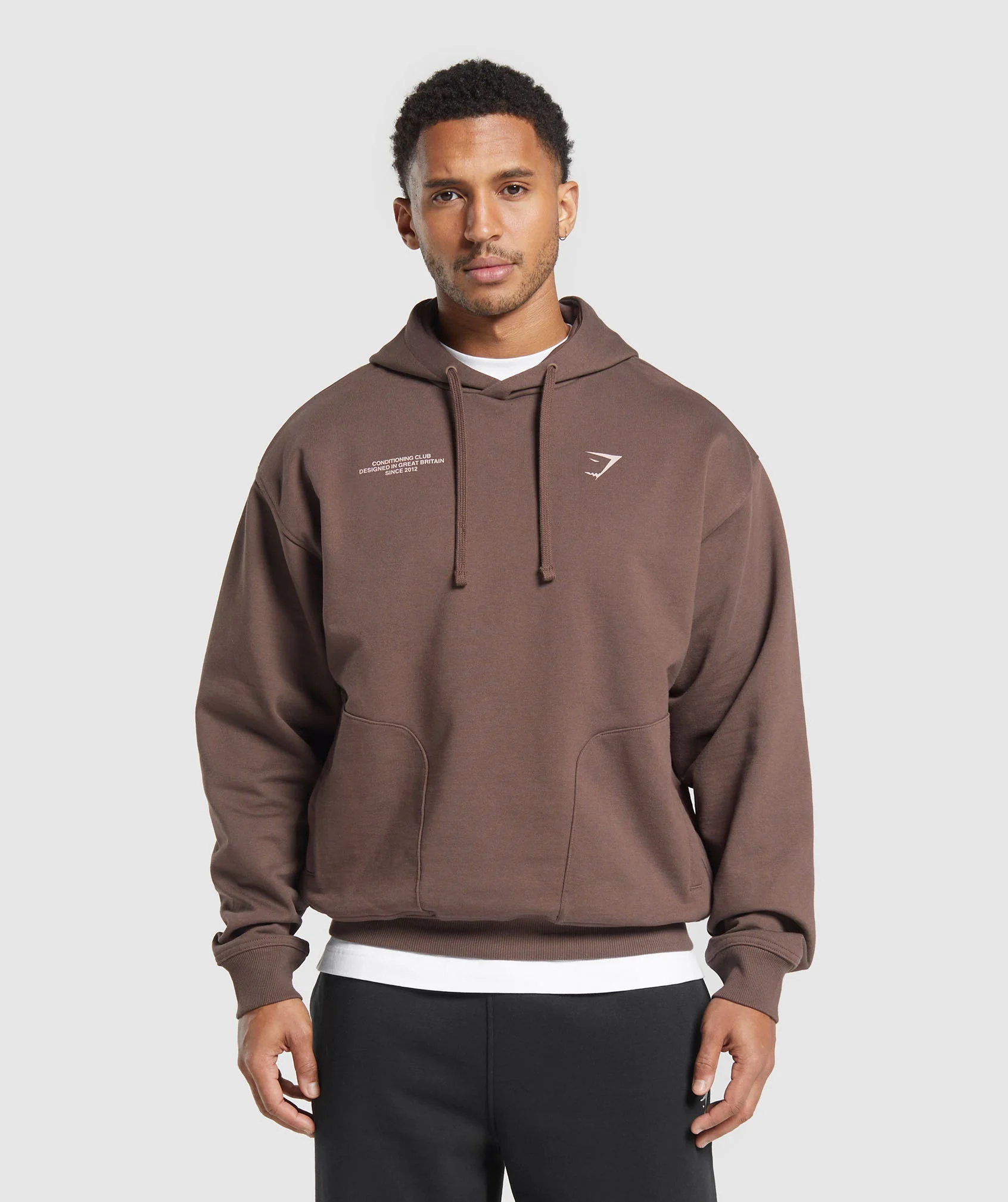 Gymshark Conditioning Club Hoodie - Walnut Brown