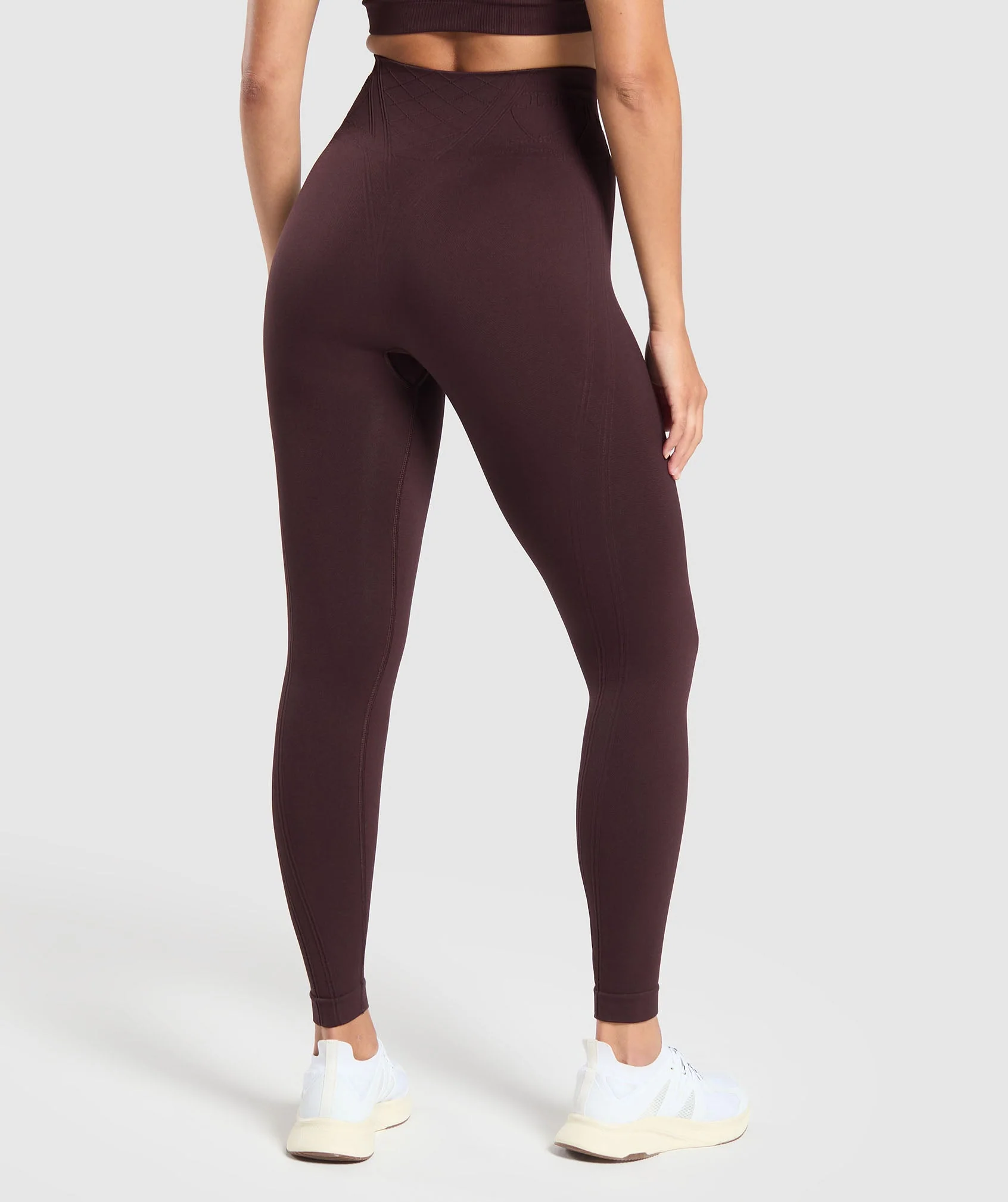 Gymshark Corset Seamless Leggings - Heritage Brown