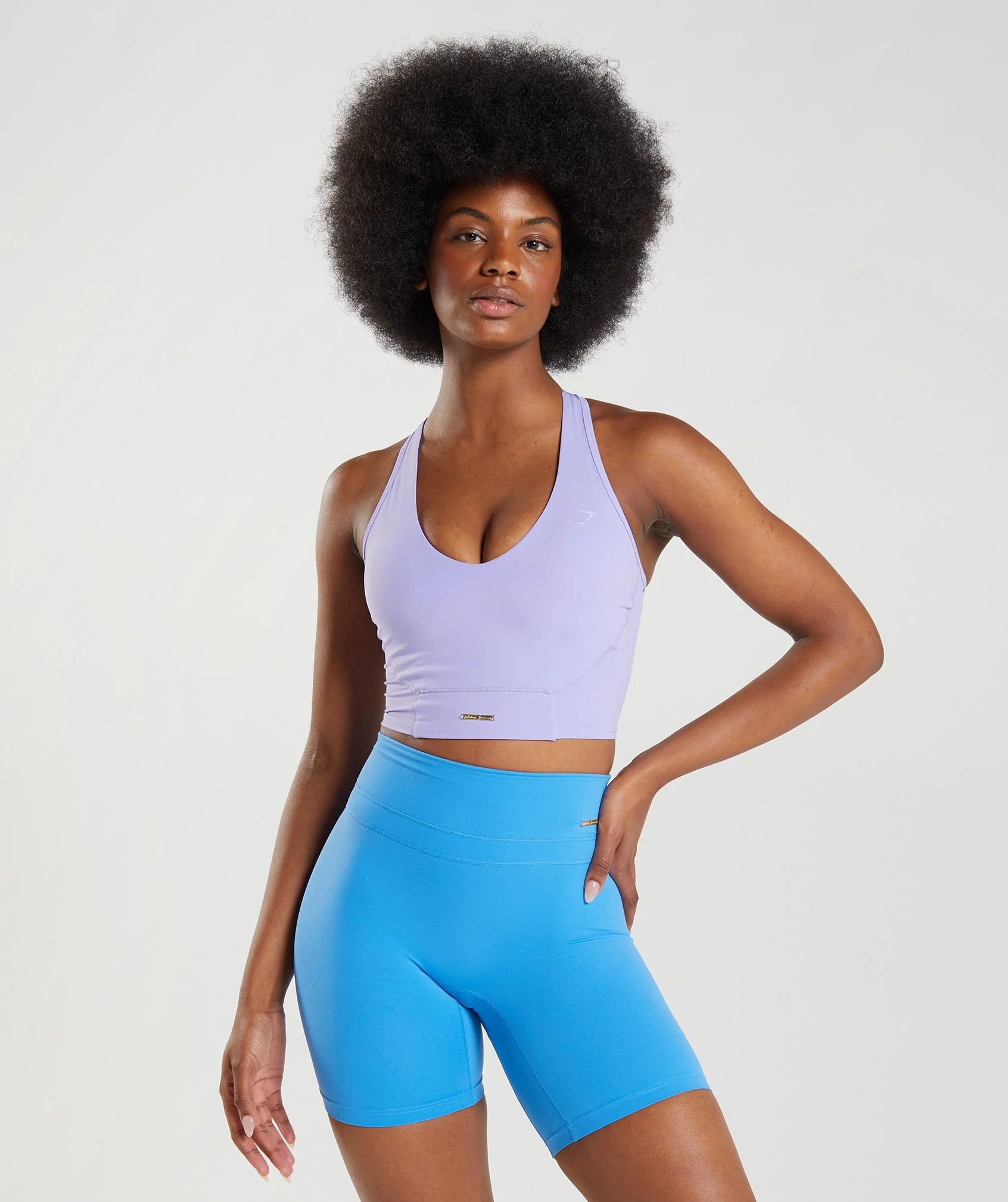 Gymshark Whitney Crop Tank - Wildflower Purple