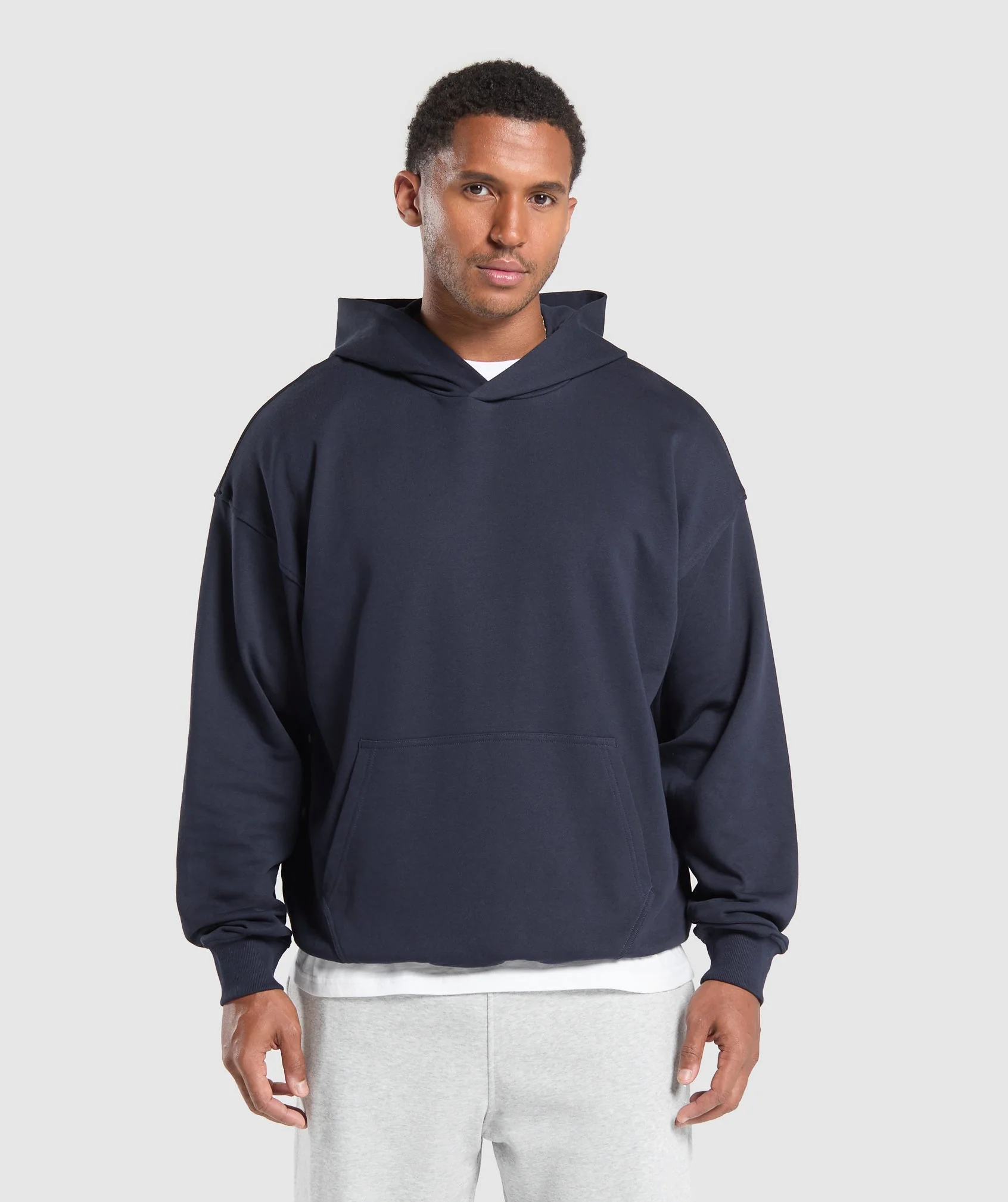 Gymshark Rest Day Essentials Hoodie - Heavy Blue
