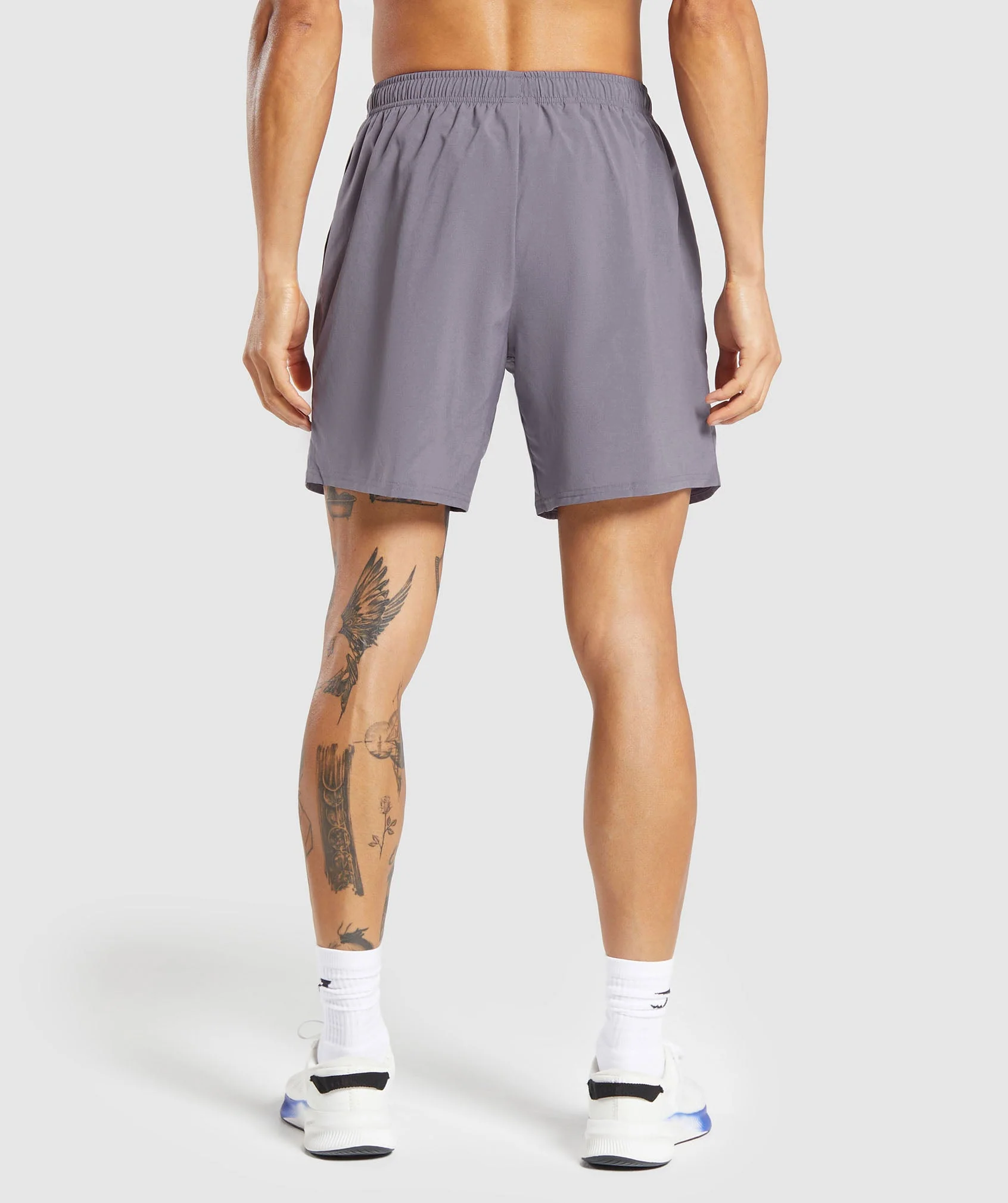 Gymshark Training Dept. UK 7 Shorts - Fog Purple