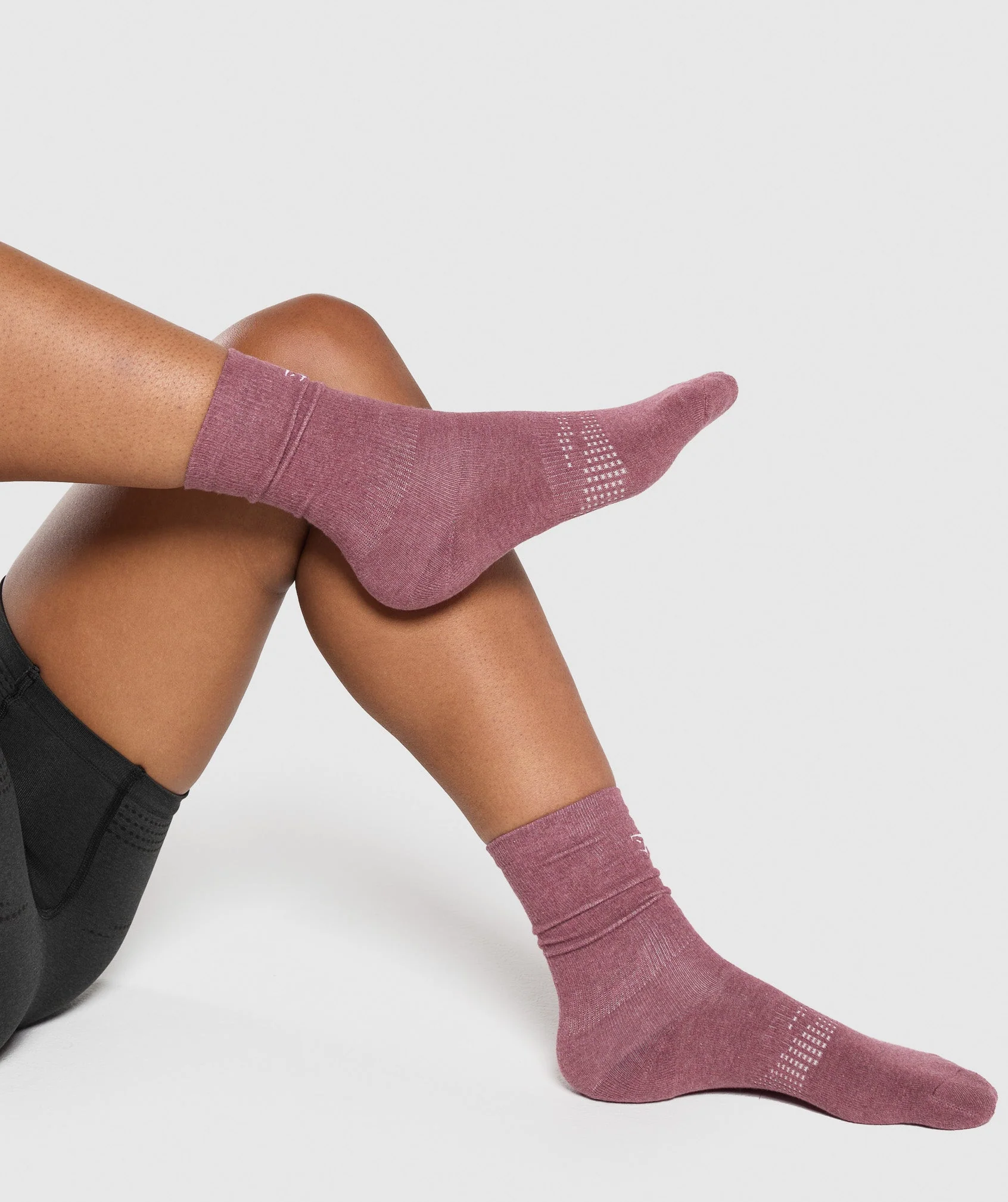 Gymshark Vital Crew Single - Burgundy Pink /Marl