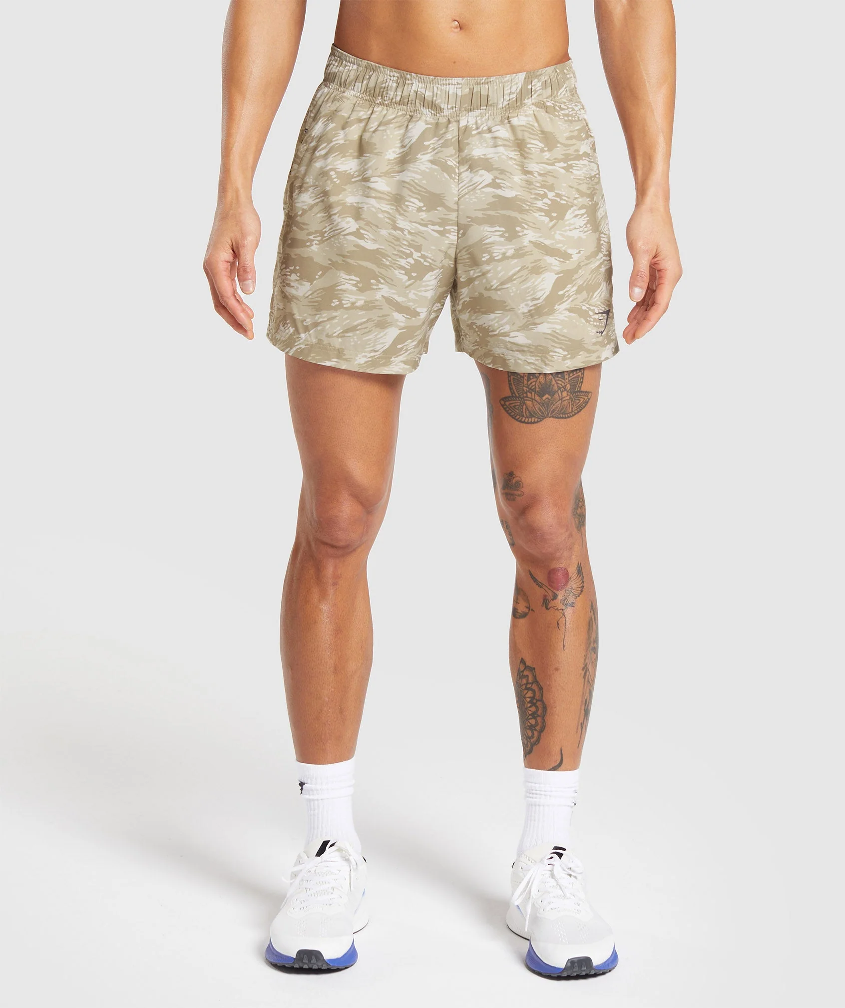 Gymshark Sport 5 Shorts - Ecru White