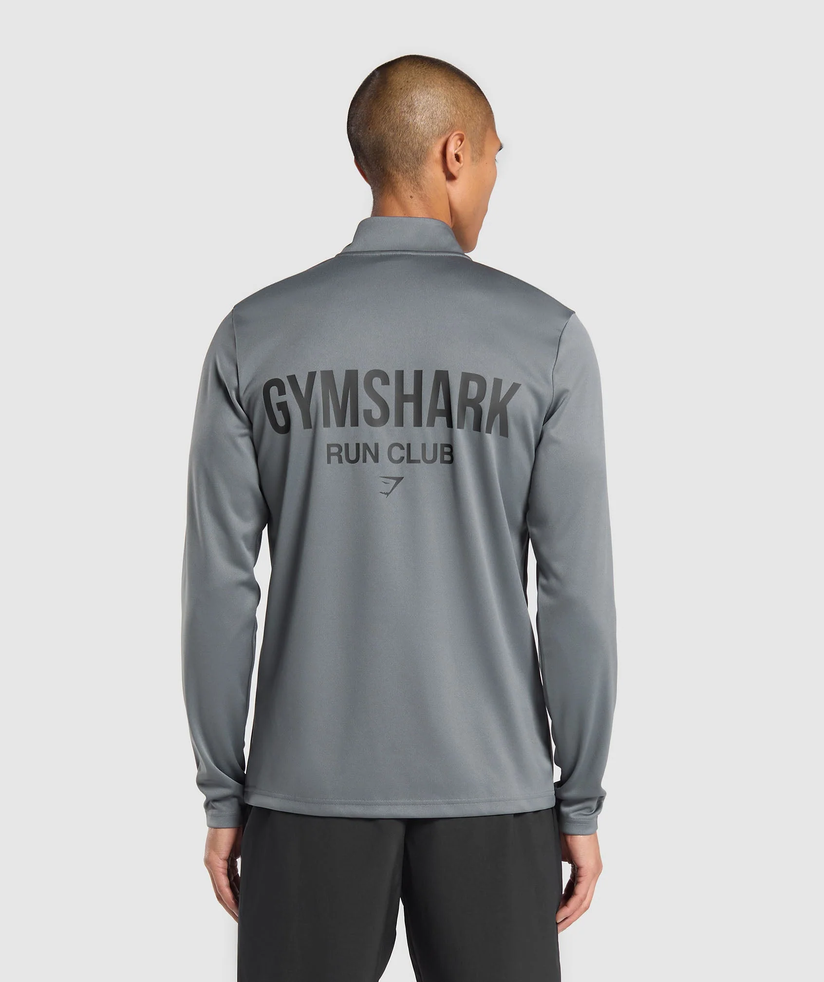 Gymshark Running Dept. 1/4 Zip - Pitch Grey