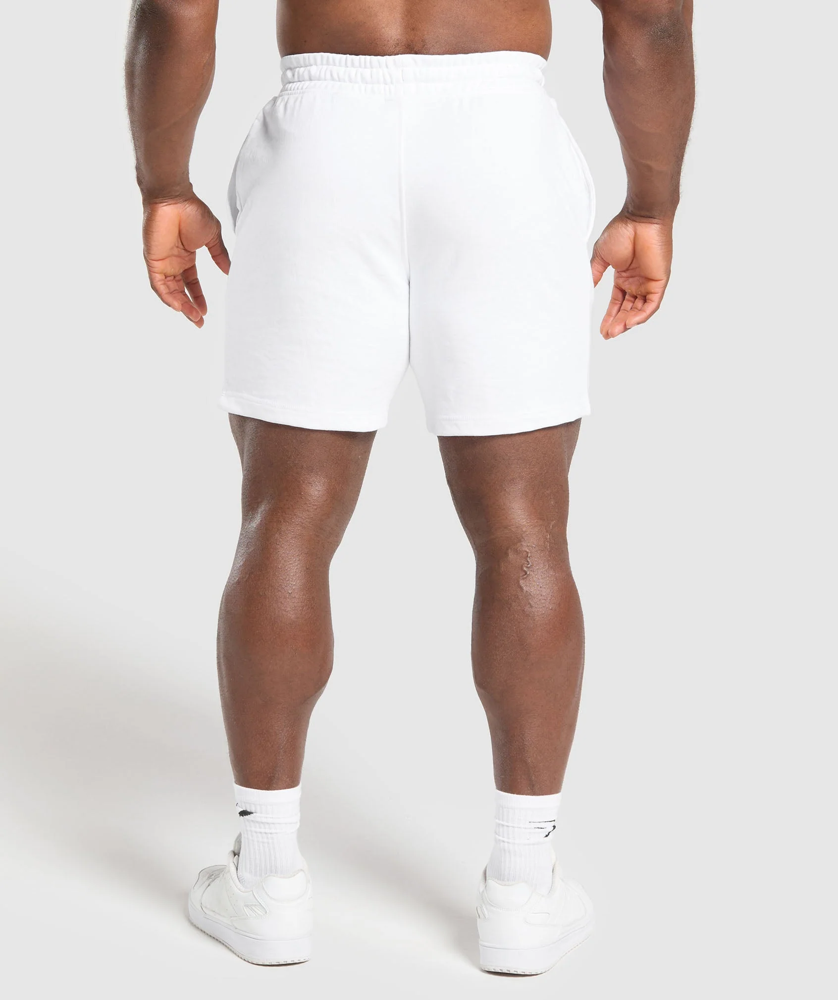 Gymshark XXL Graphic Shorts - White