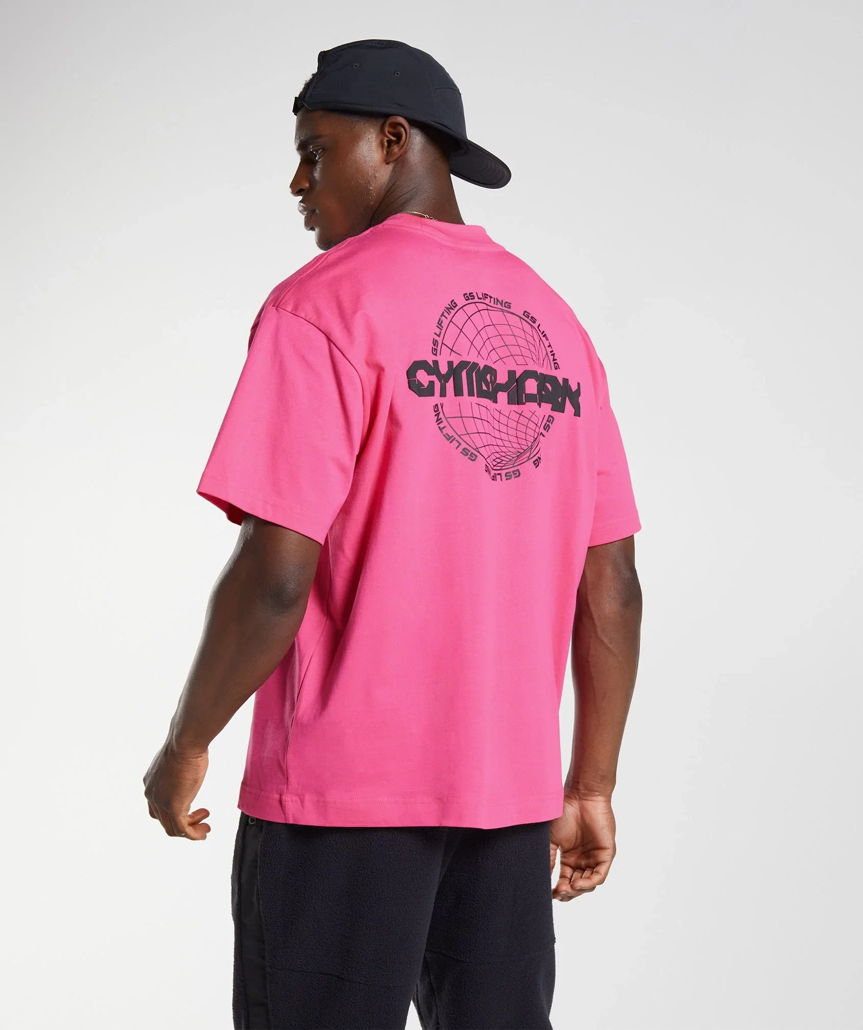 Gymshark Vibes T-Shirt - Bright Fuchsia