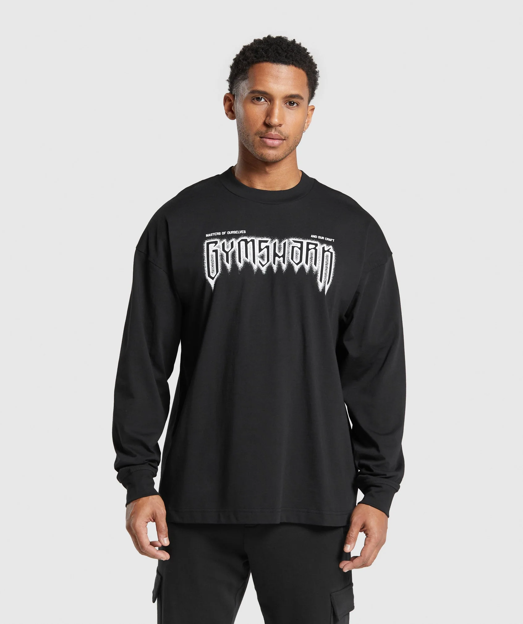 Gymshark Masters of Our Craft Long Sleeve T-Shirt - Black