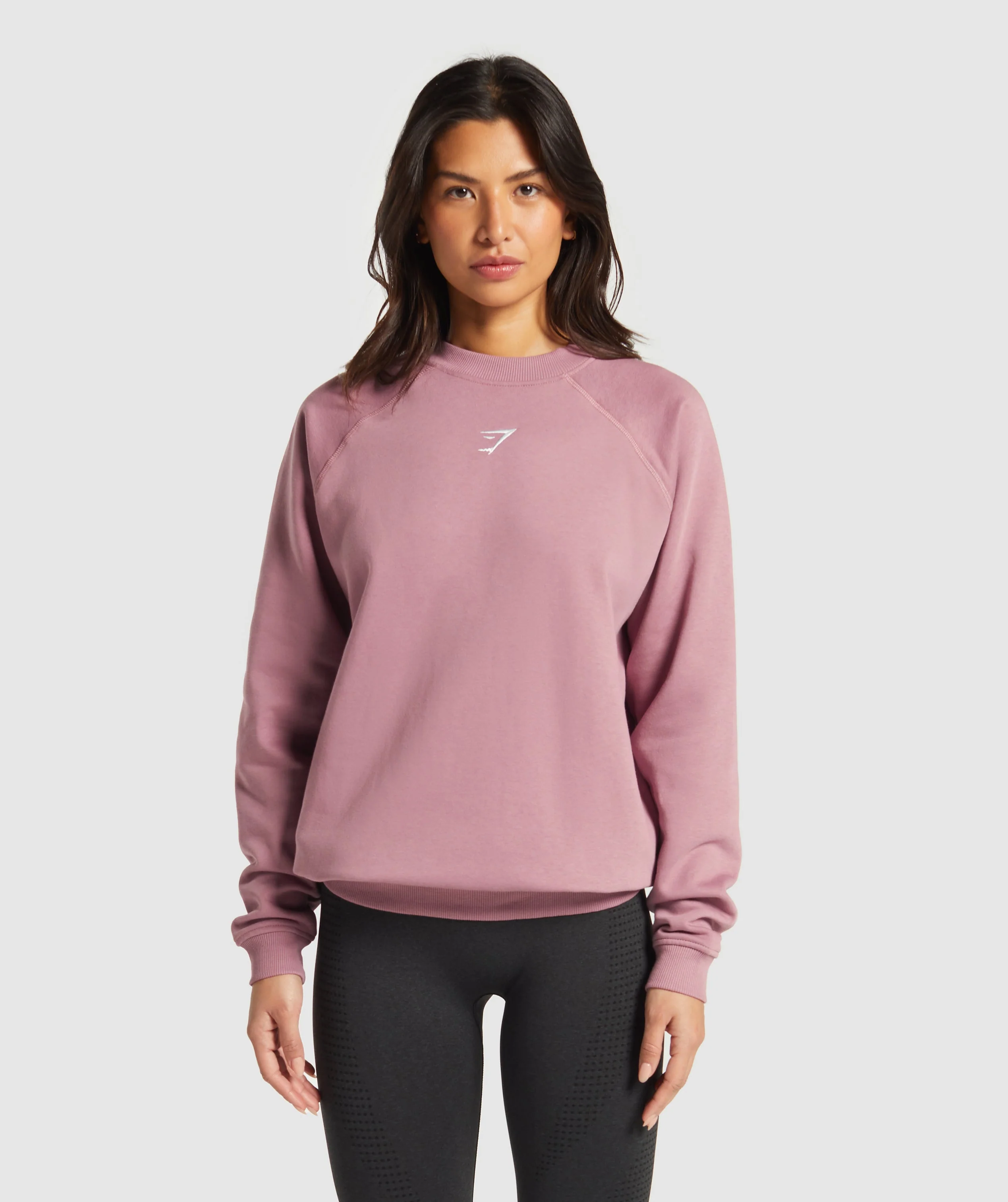 Gymshark Training Oversized Fleece Sweatshirt - Calm Pink
