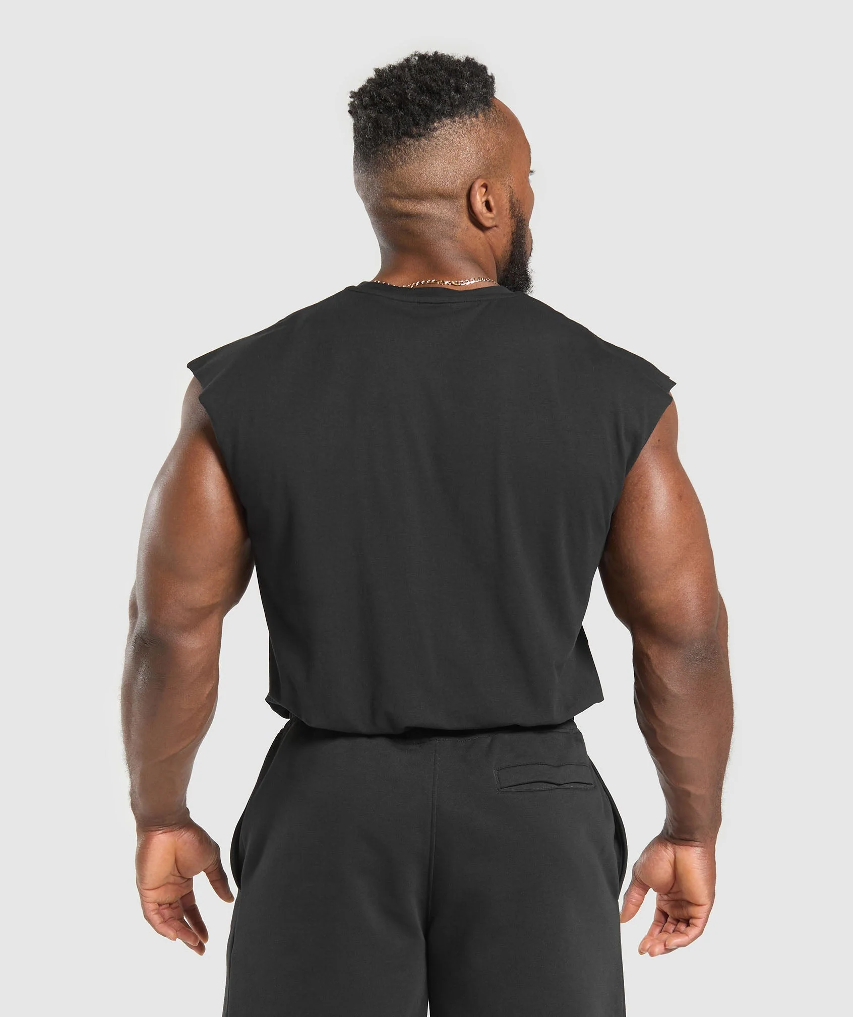 Gymshark Critical Cut Off Tank - Black