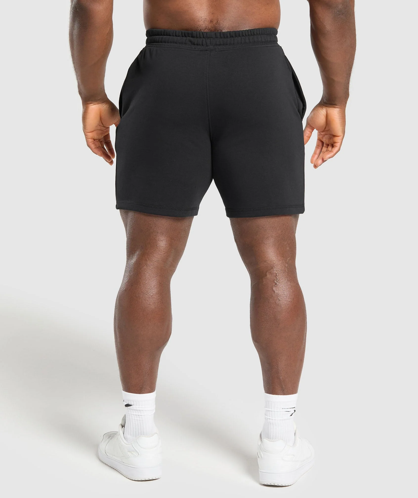 Gymshark XXL Graphic Shorts - Black