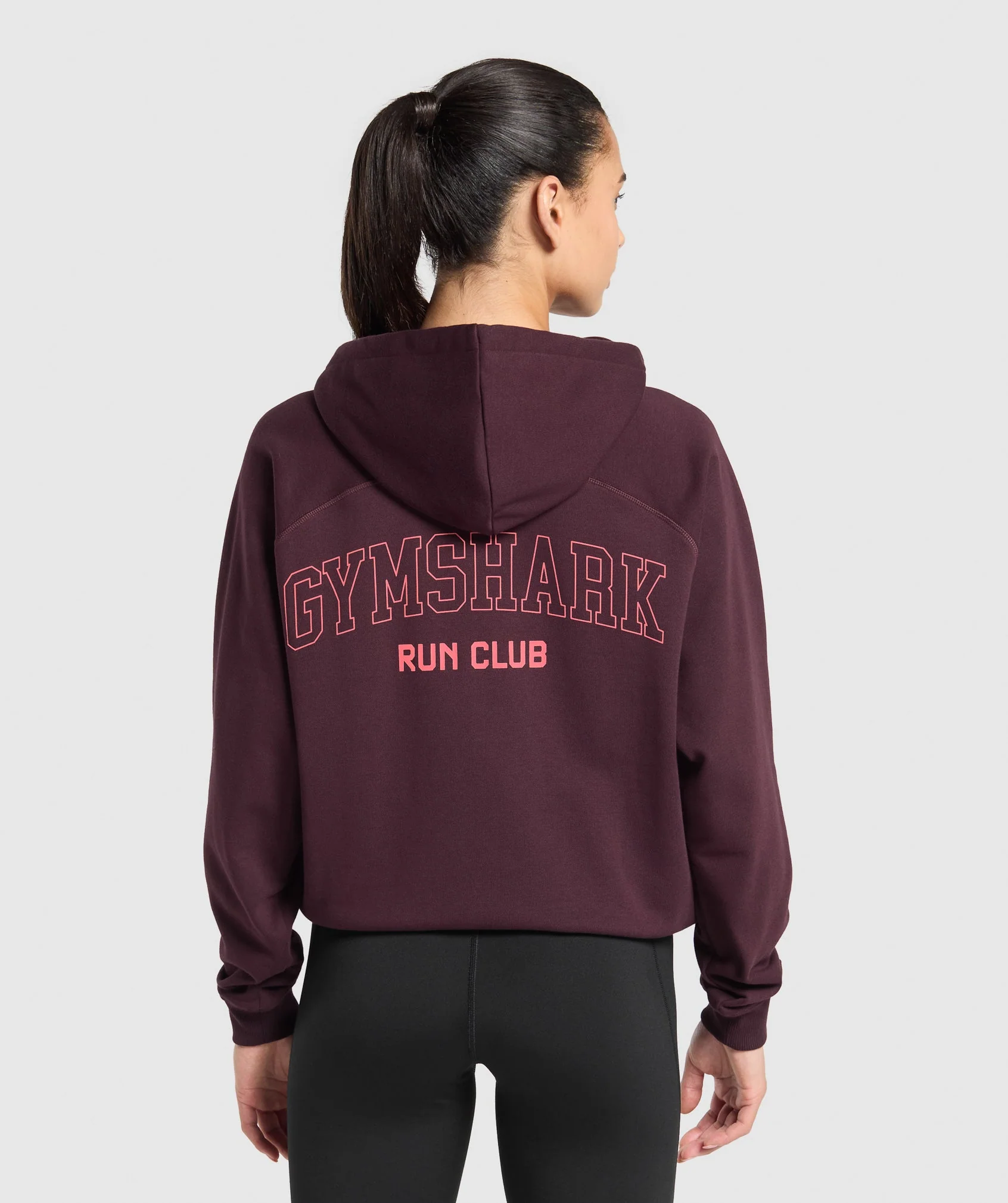 Gymshark Running Graphic Hoodie - Depth Purple