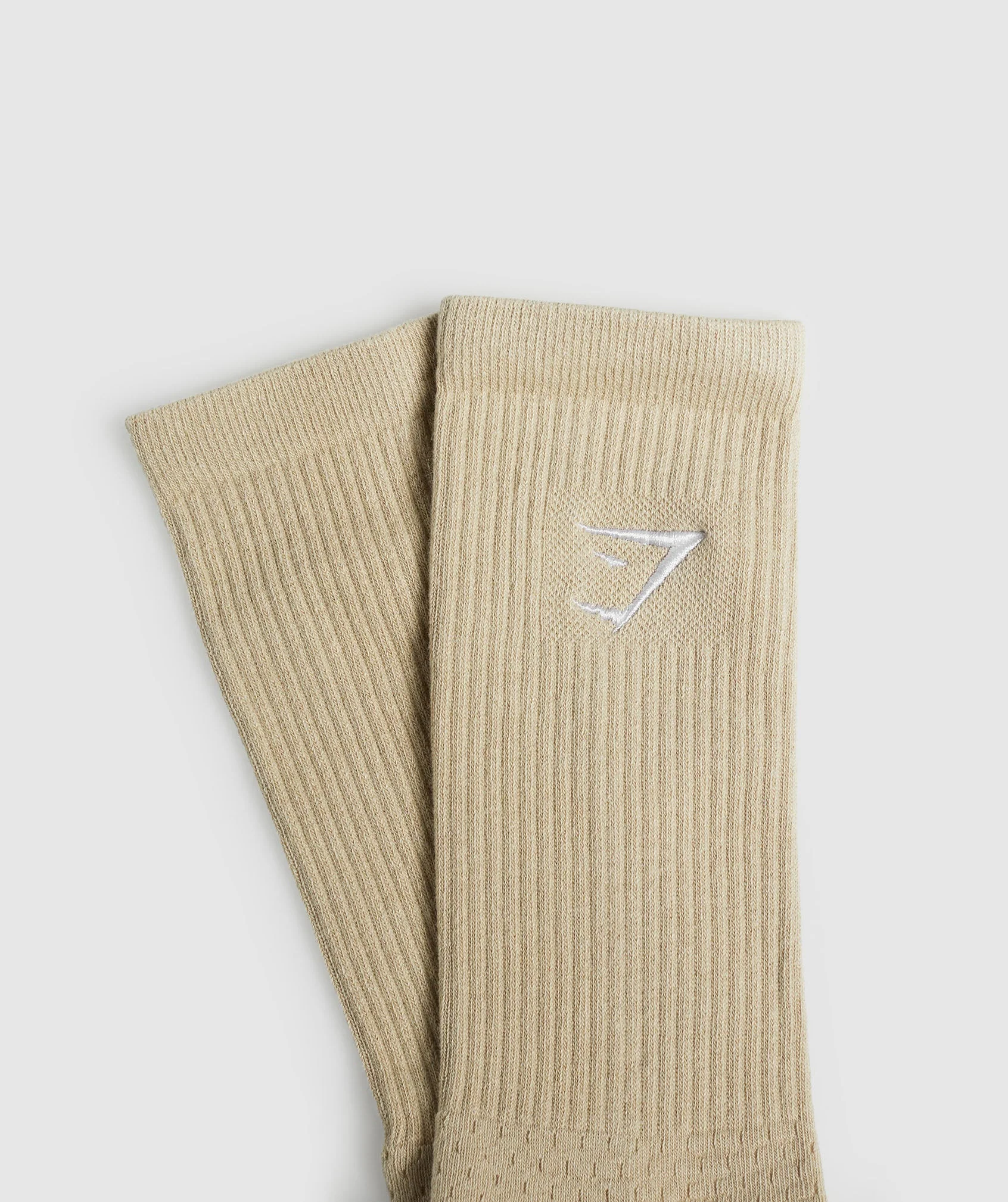 Gymshark Premium Sharkhead Crew Single - Vanilla Beige