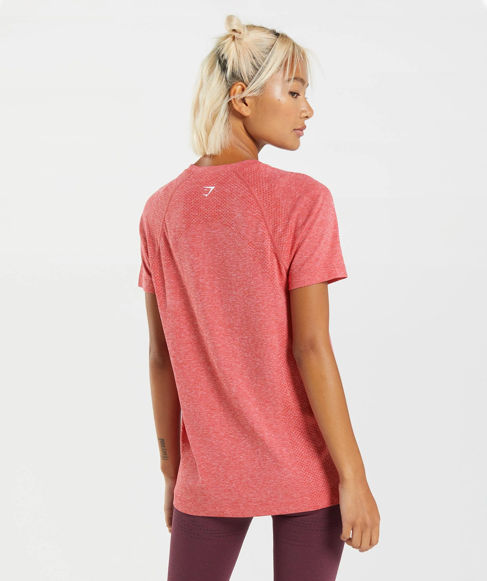 Gymshark Vital Seamless 2.0 Light T-Shirt - Chilli Red Marl