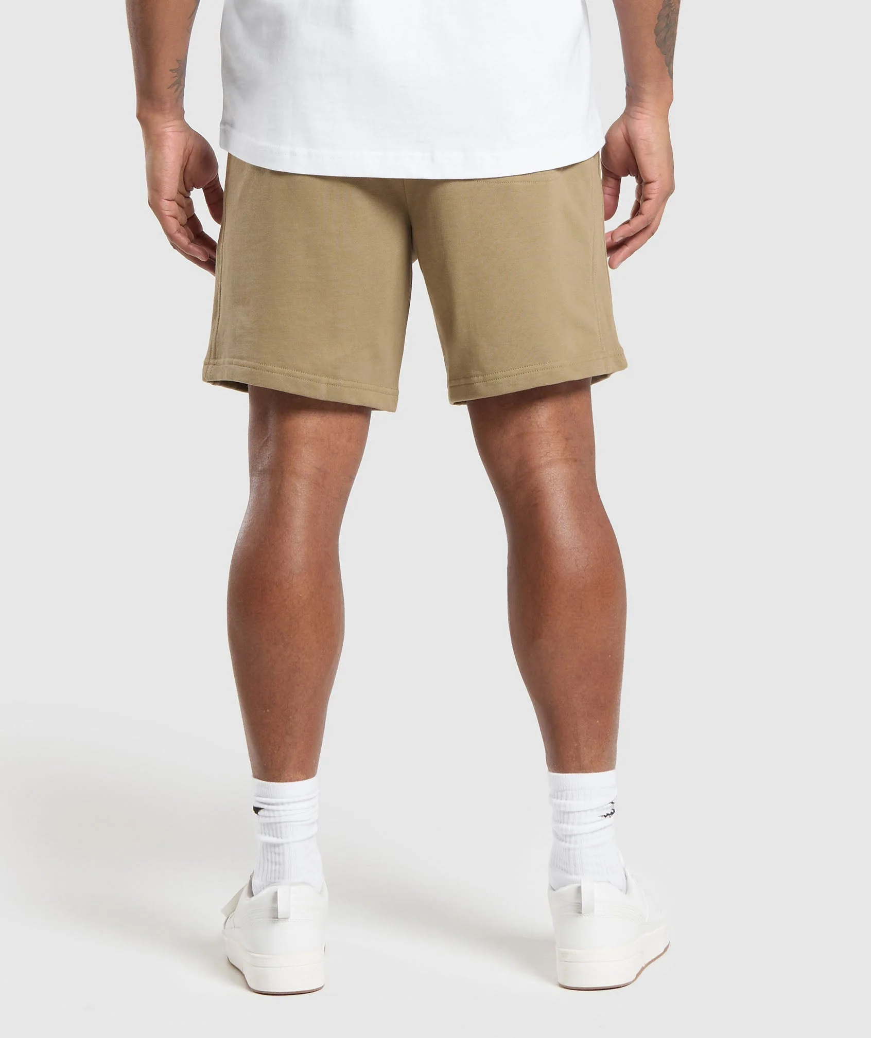 Gymshark Rest Day Essentials 7 Shorts - Troop Green