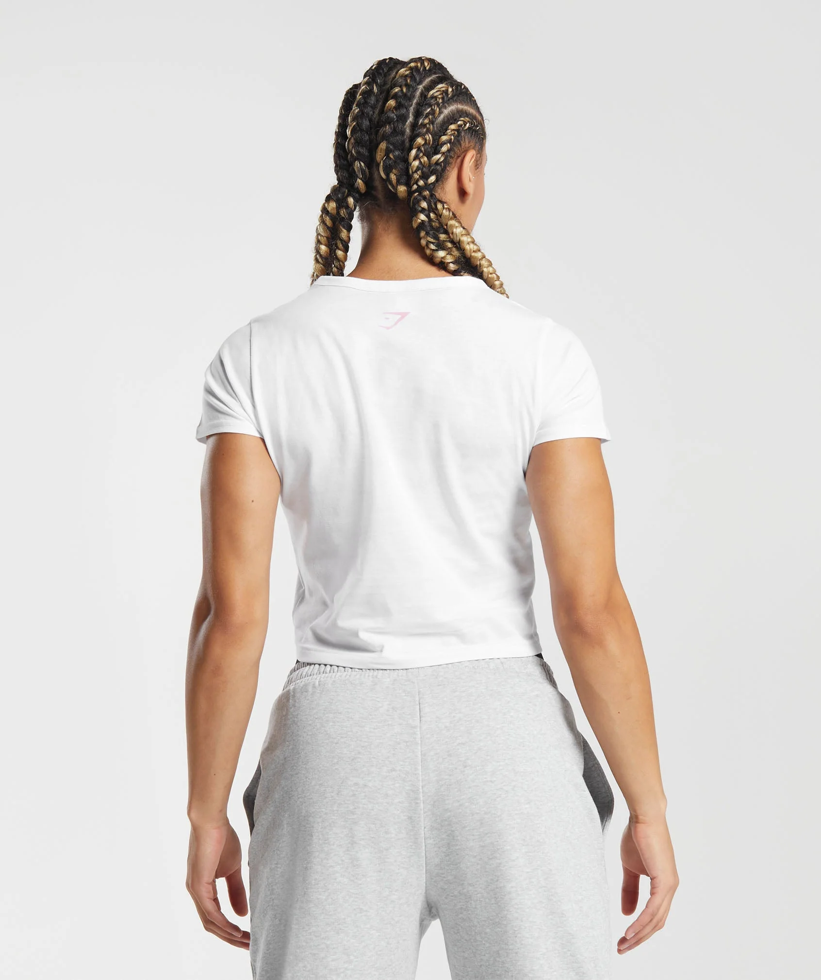 Gymshark When I Lift Crop Top - White