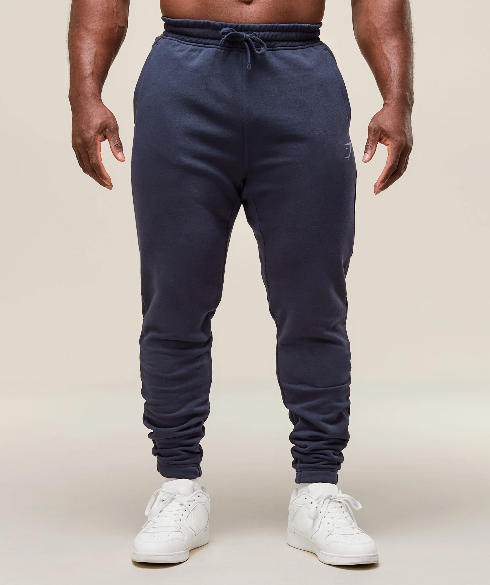 Gymshark Power Wordmark Joggers - Heavy Blue