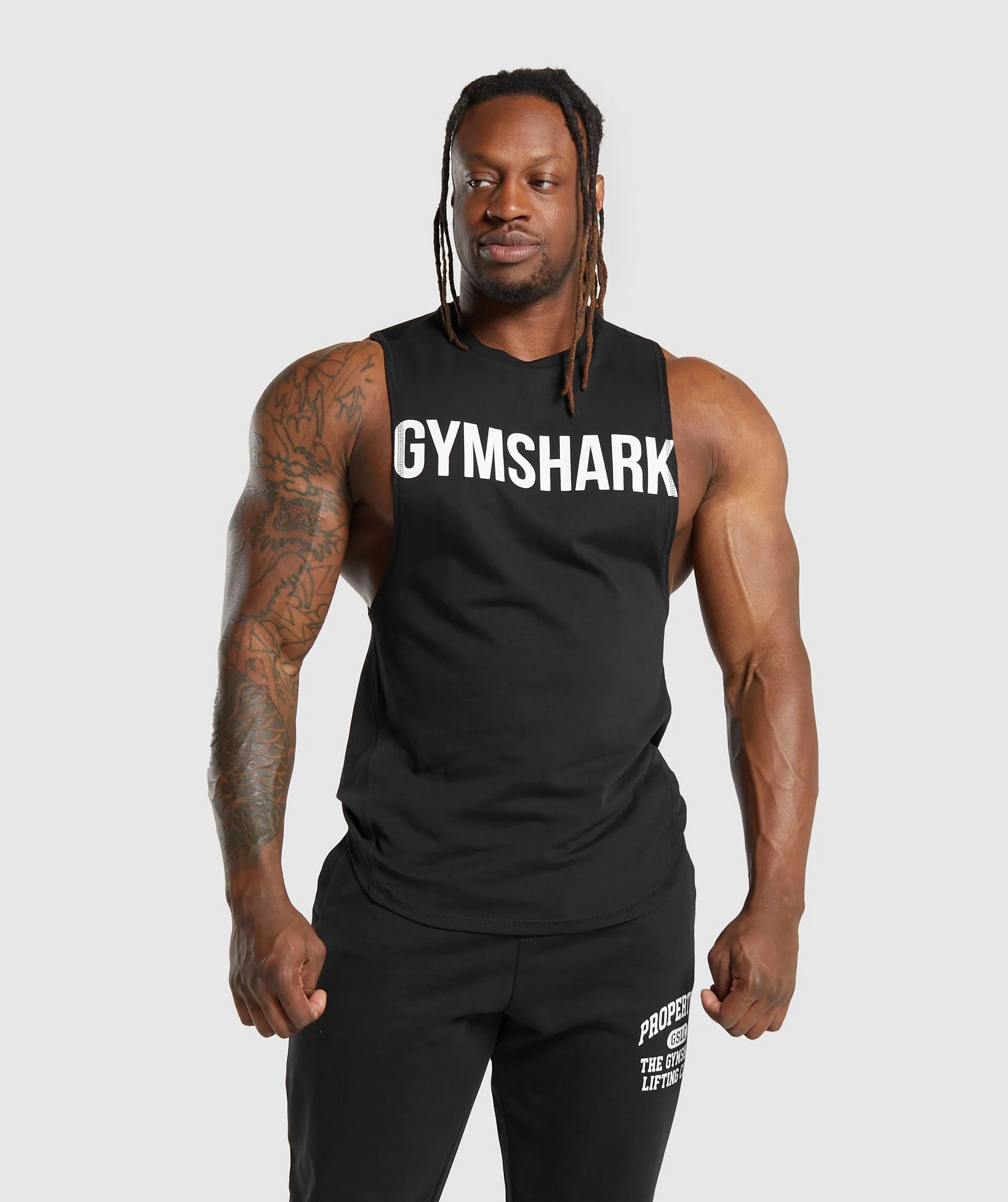 Gymshark Impact Drop Arm Tank - Black
