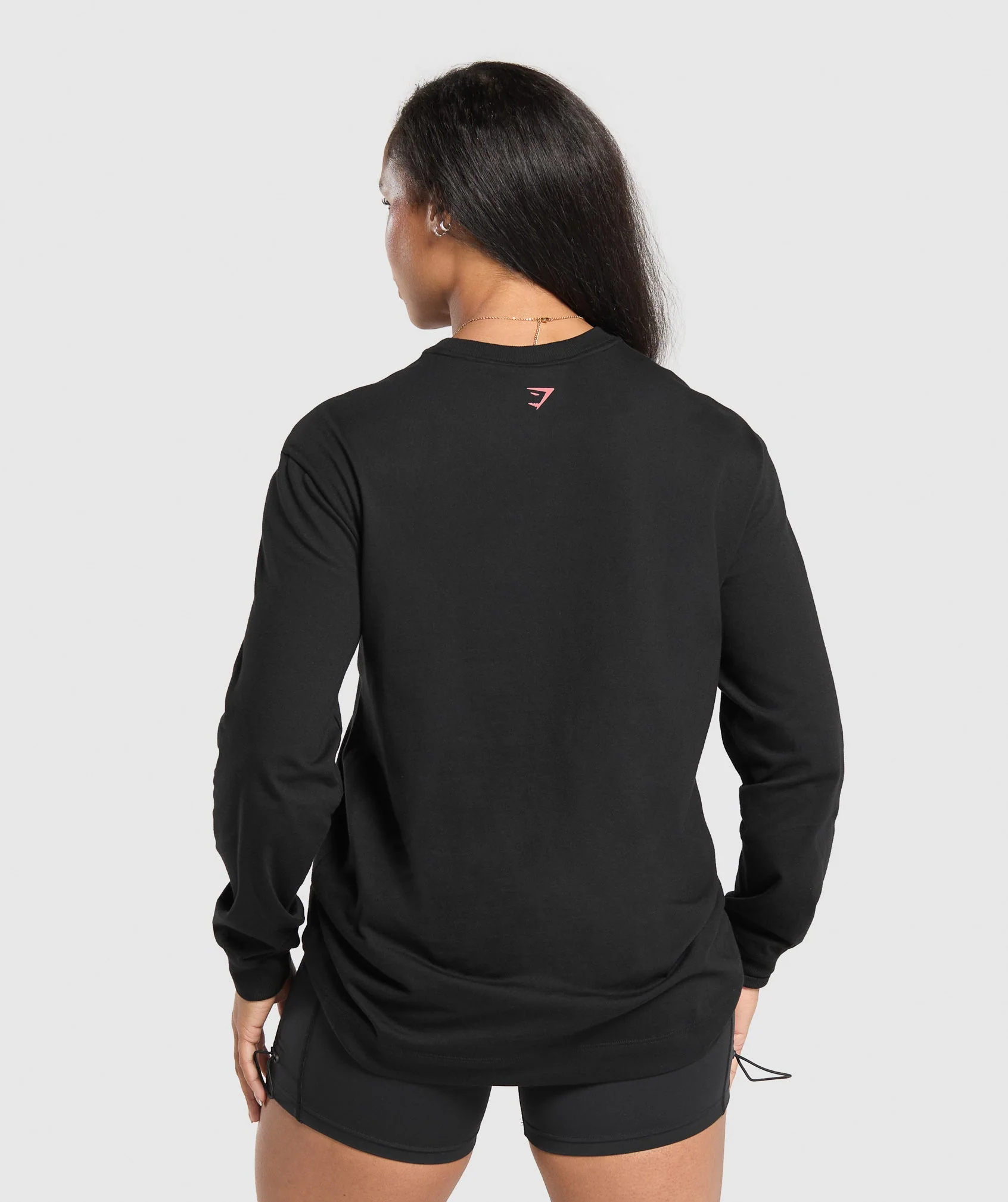 Gymshark Strength In Numbers Long Sleeve Top - Black