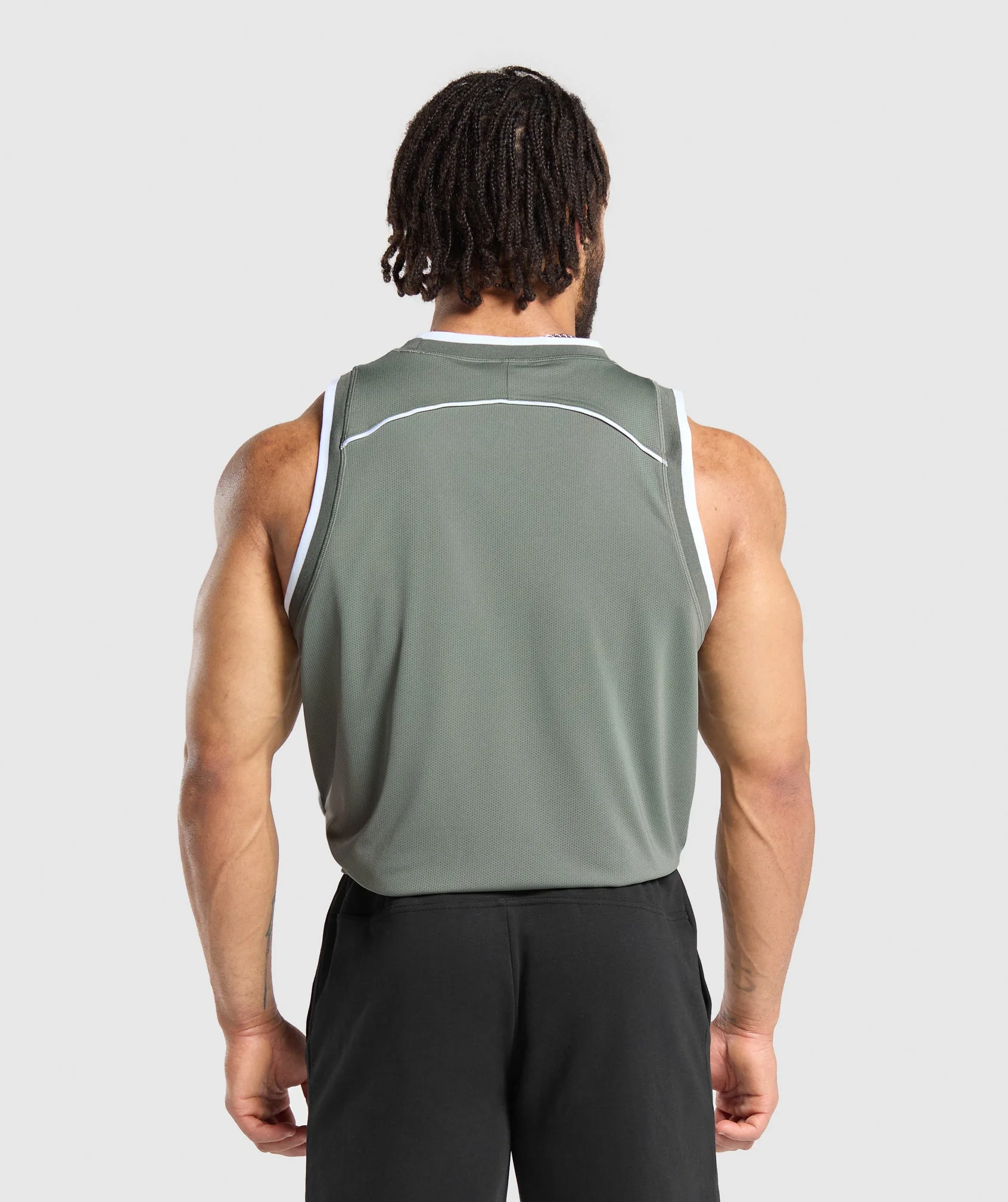 Gymshark Mesh Tank - Unit Green